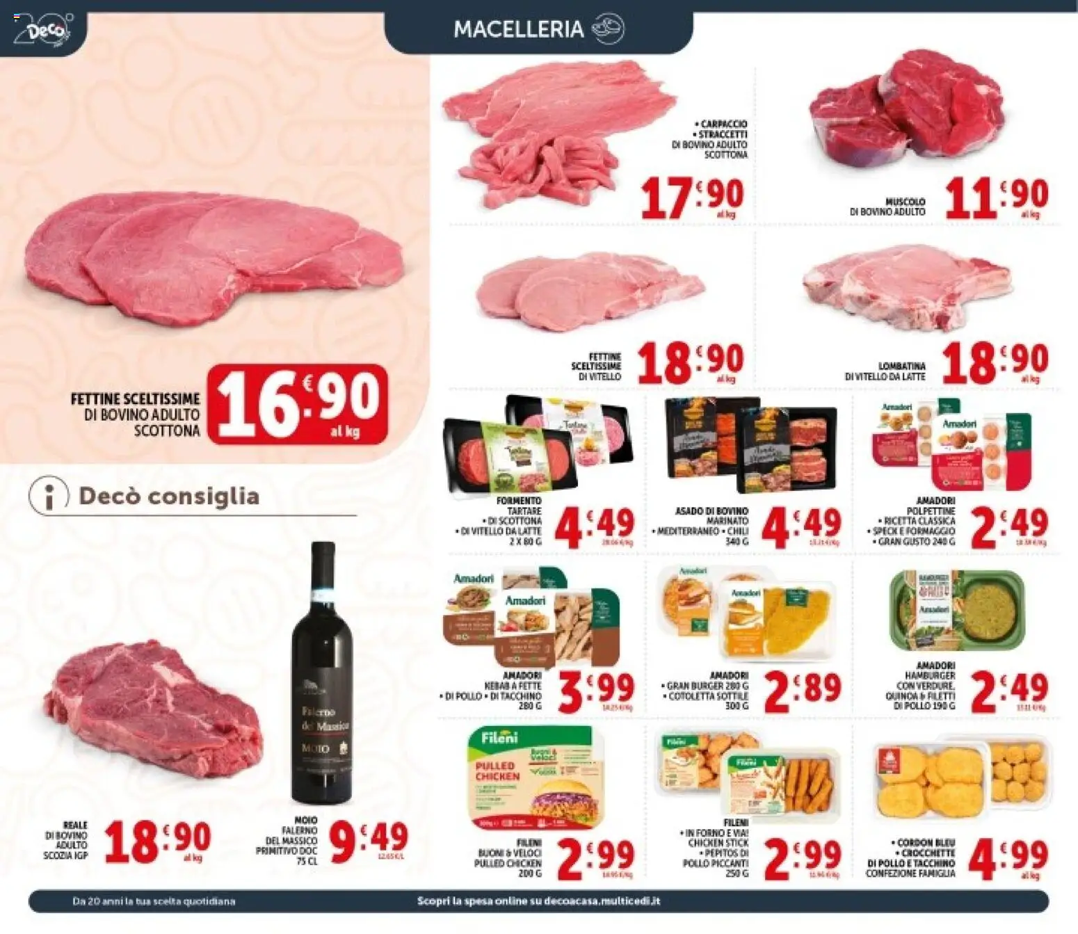 Volantino Decò del 11.06.2026 | Pagina: 4 | Prodotti: Speck, Bovino, Pollo, Vitello