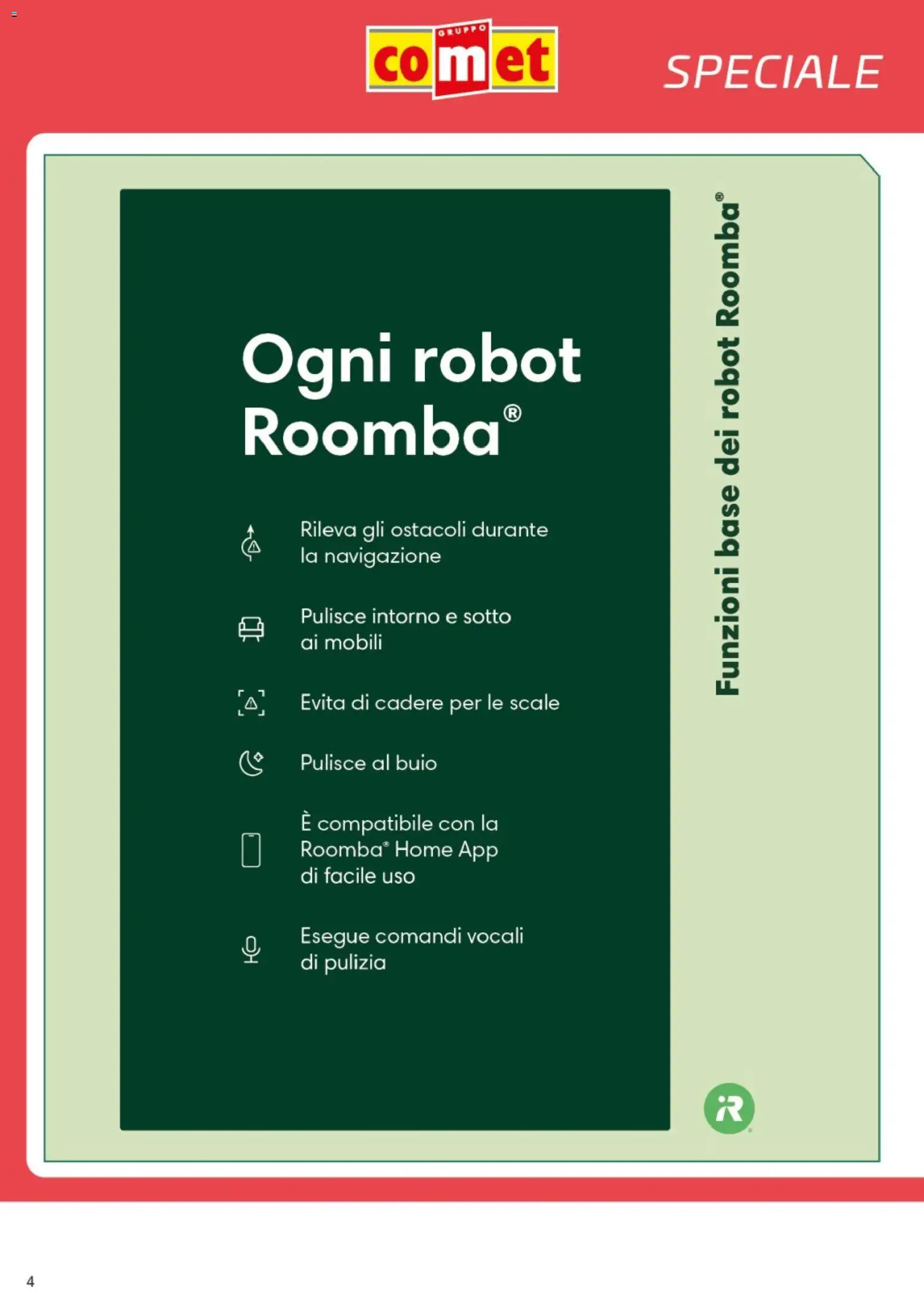 Volantino Comet del 16/10/2026 | Pagina: 4 | Prodotti: Robot, Navigazione