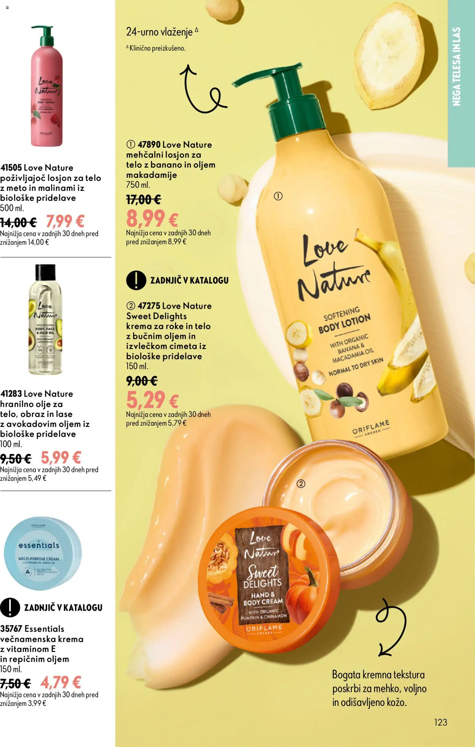 Novi Oriflame katalog ponudbe – veljaven od 16.09.2026 | Stran: 123 | Izdelki: Krema, Krema za roke, Olje