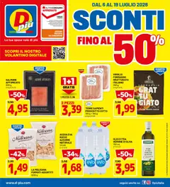 Anteprima del volantino D Più volantino valido a partire dal 06/07/2026