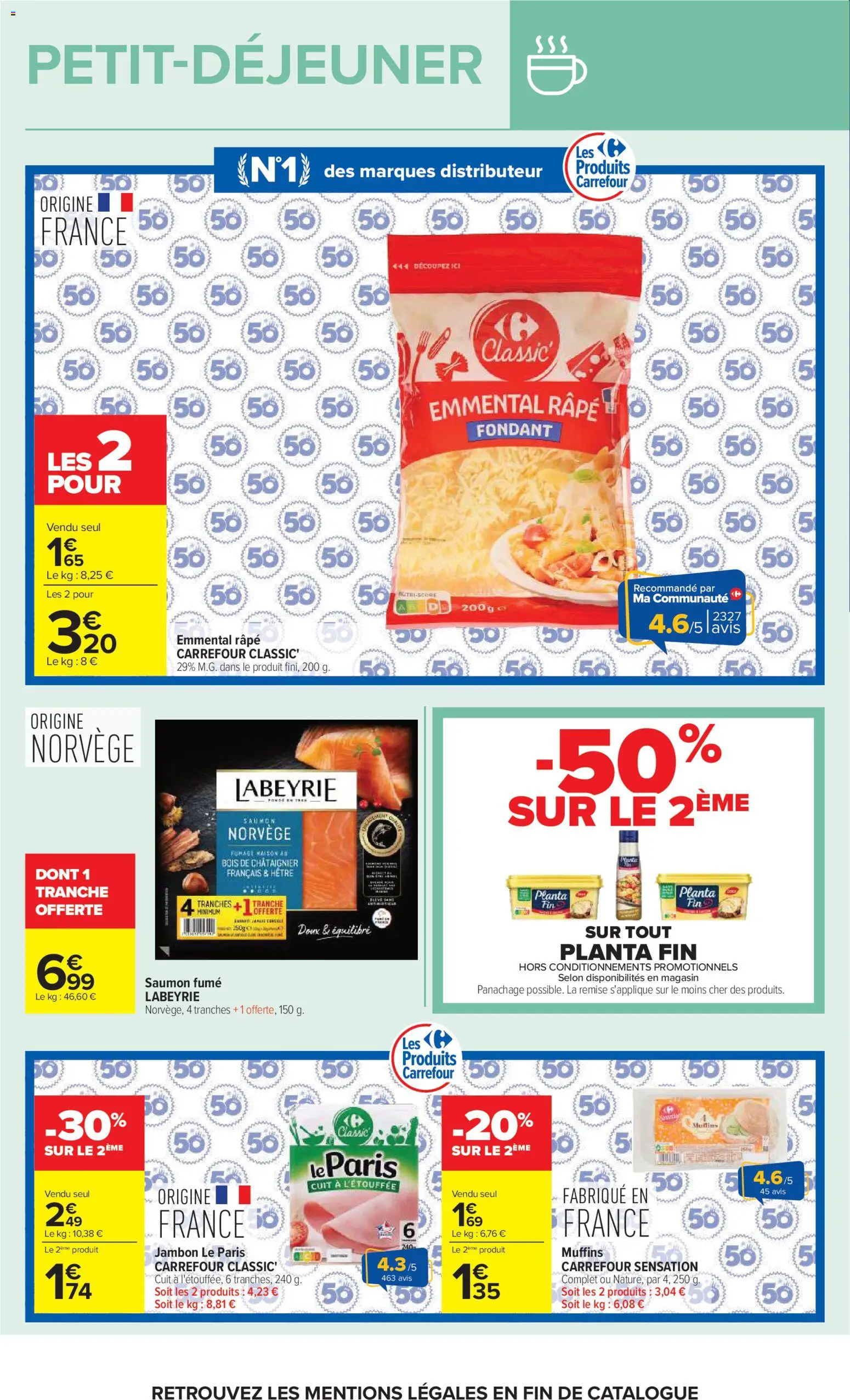 {H1} | Page: 20 | Produits: Saumon fumé, Distributeur, Jambon, Saumon