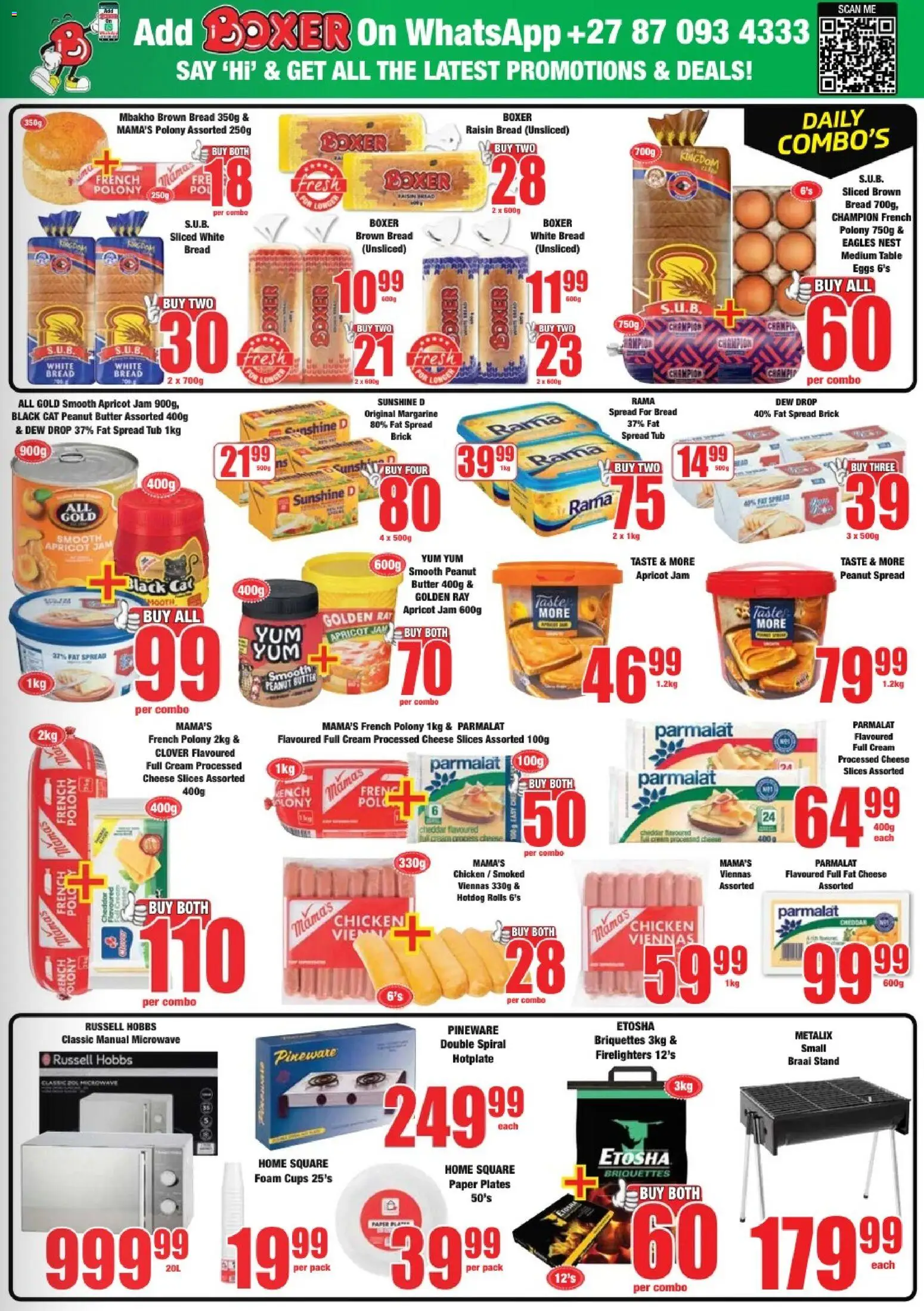 New Boxer catalogue – valid from 05.03.2026 | Page: 3 | Products: Jam, Butter, Bread, Foam
