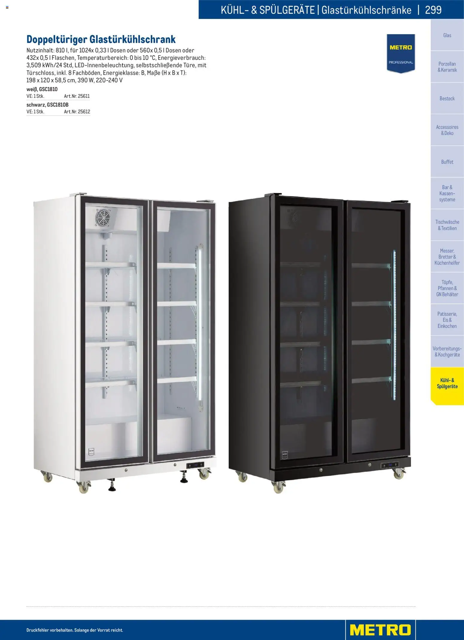 Metro angebote Gastro Non-Food Katalog gültig ab 01.01.2026 | Seite: 299 | Produkte: Eis