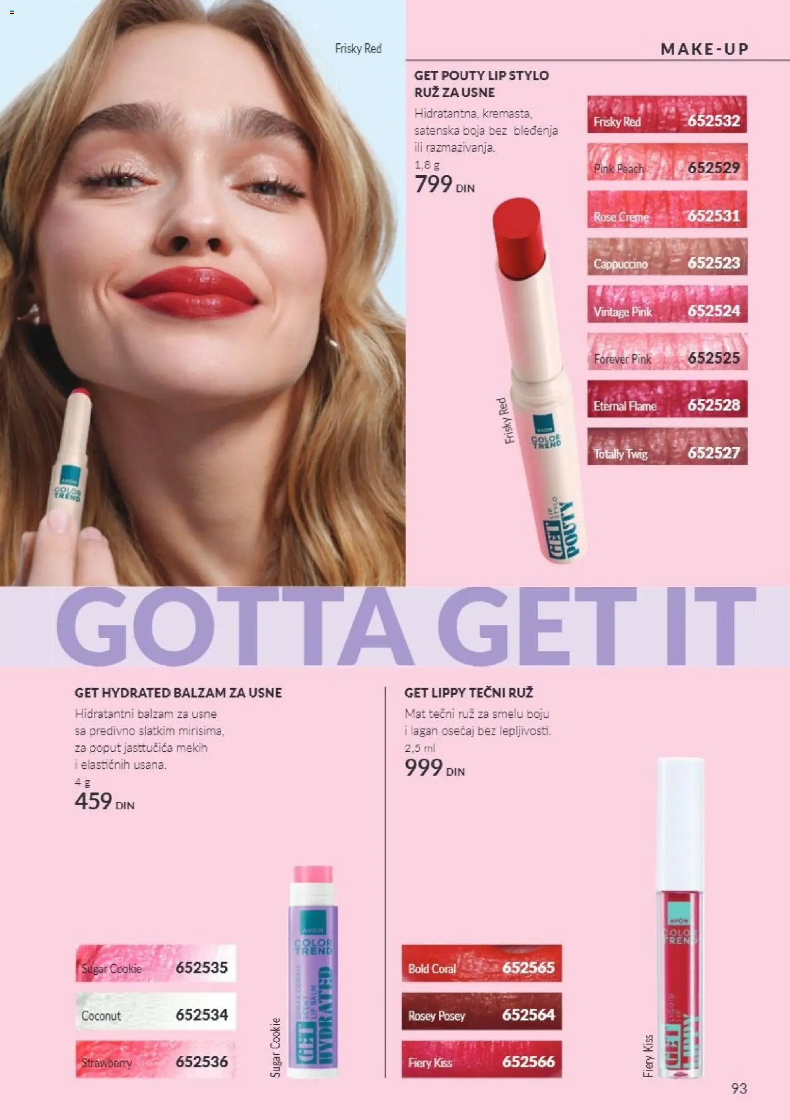 AVON katalog - važi od 01.11.2026 | Strana: 93 | Proizvode: Balzam za usne, Balzam