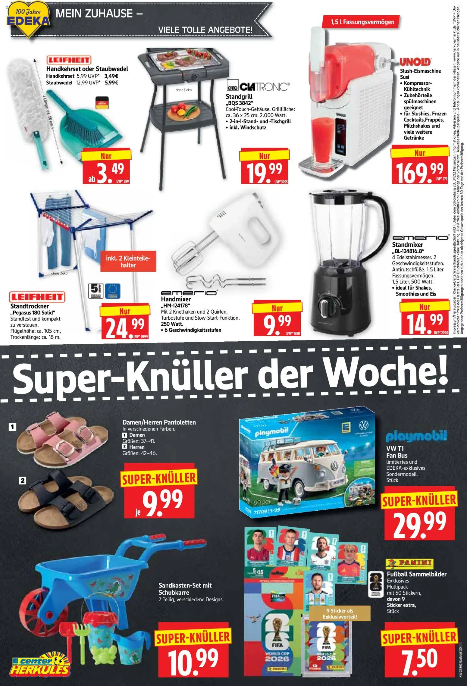 HERKULES Prospekt 	 – gültig ab 18.05.2026 | Seite: 20 | Produkte: Handmixer, Fußball, Eis