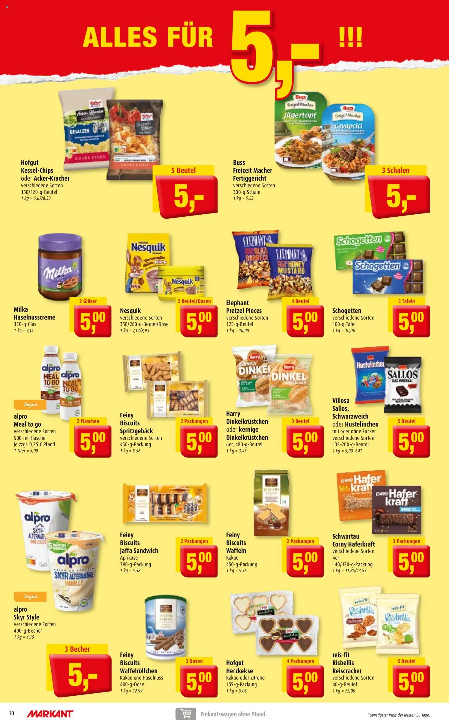 Markant Prospekt – gültig ab 07.09.2026 | Seite: 10 | Produkte: Nesquik, Milch, Zucker, Zitrone