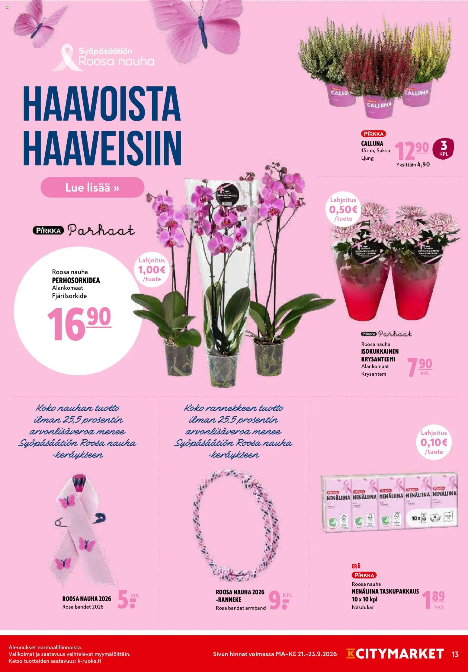 K-Citymarket tarjoukset – voimassa 21/09/2026 alkaen | Sivu: 13