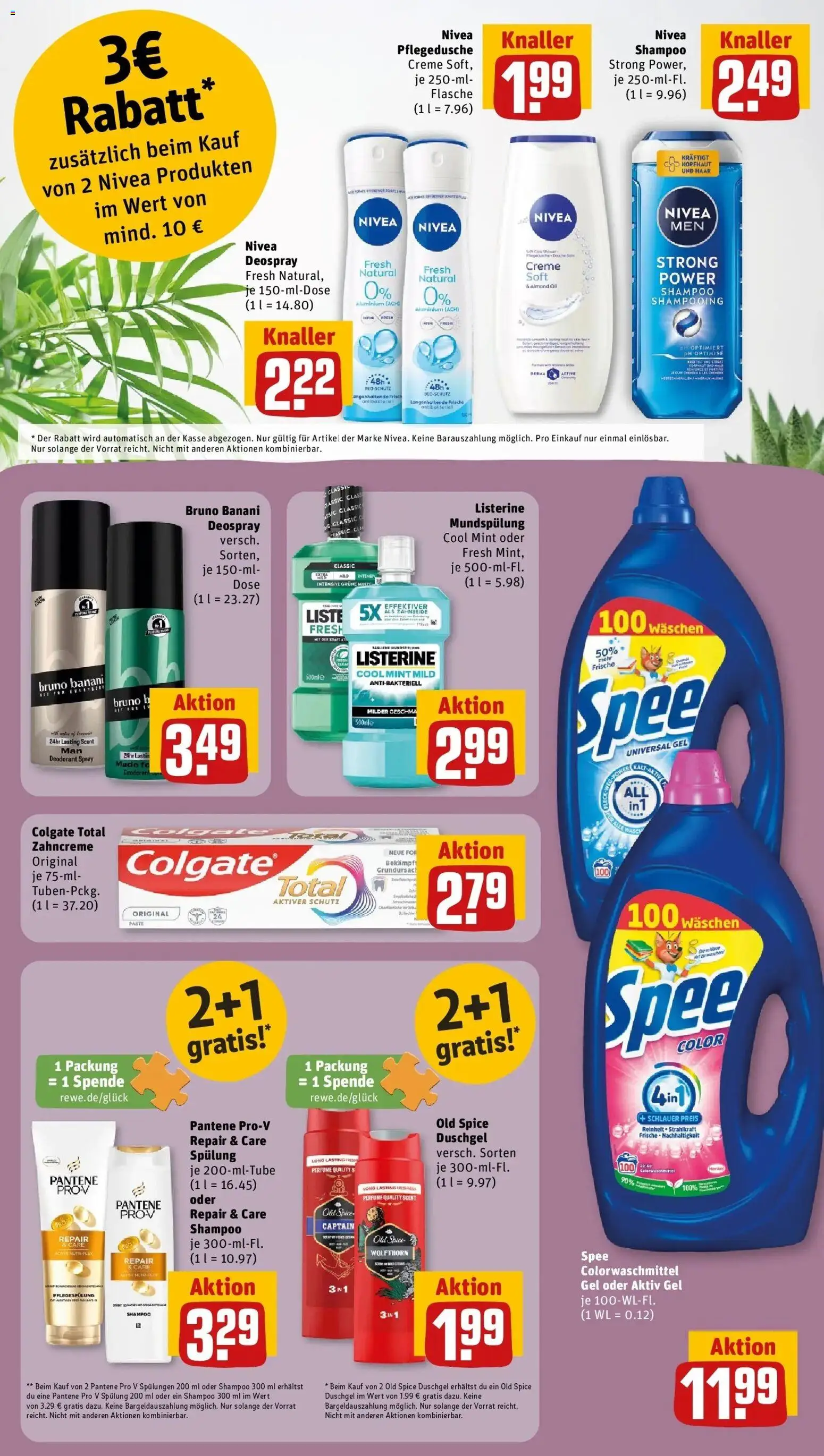 Rewe Prospekt Dortmund – gültig ab 27.07.2026 | Seite: 25 | Produkte: Shampoo, Duschgel, Deodorant, Listerine