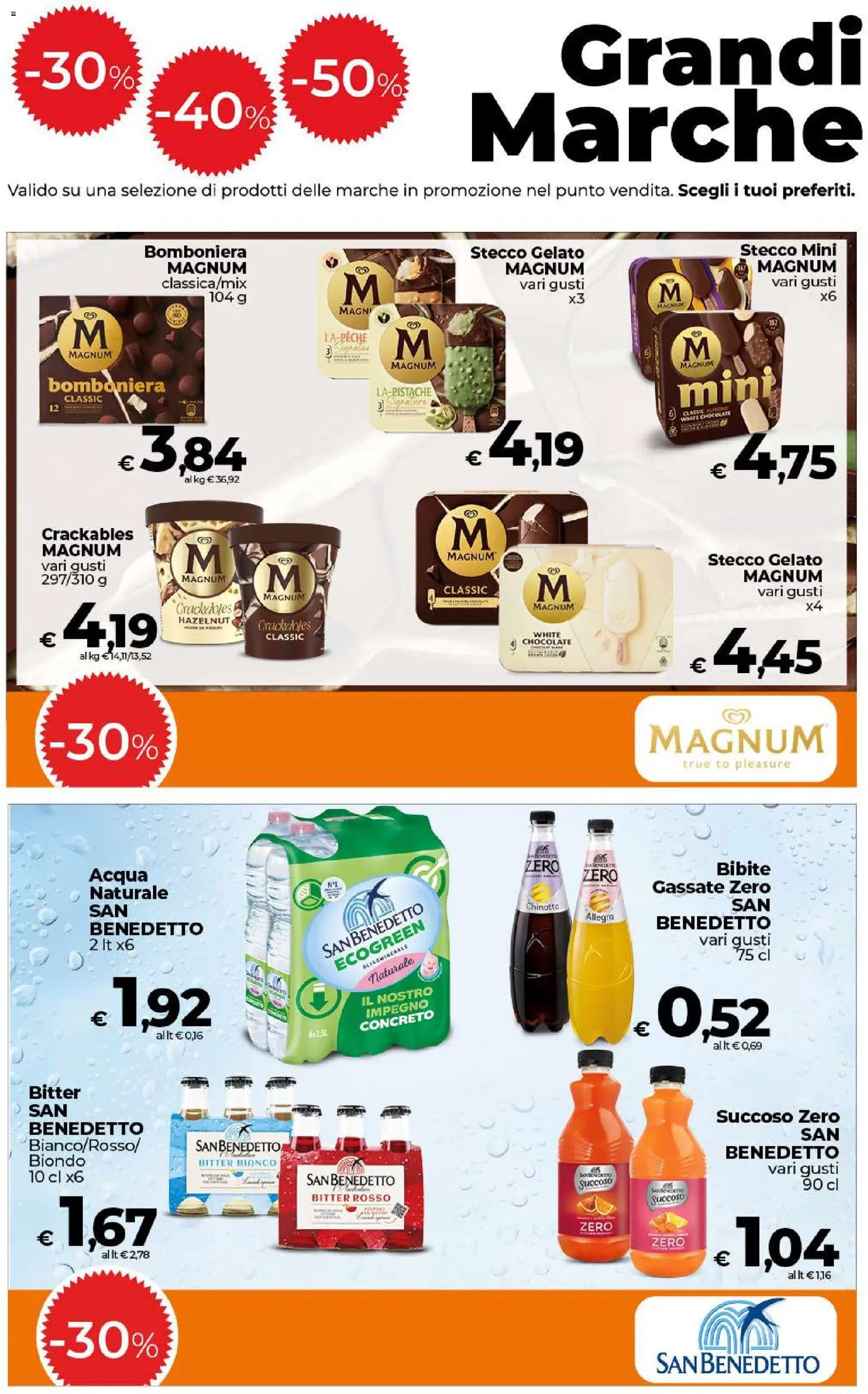 Volantino Ipercoop del 11/09/2026 | Pagina: 7 | Prodotti: Magnum, Gelato Magnum, Gelato, Acqua