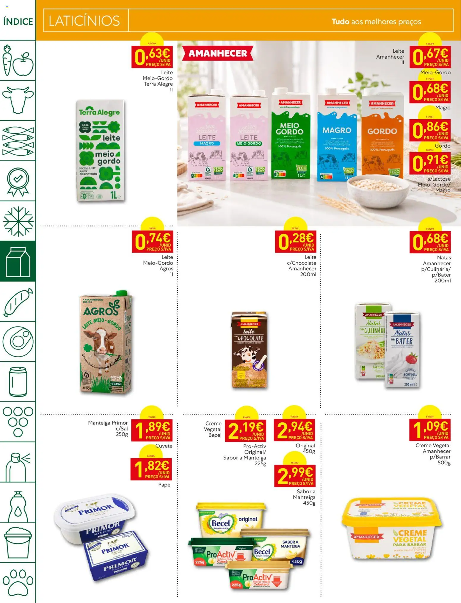 Recheio folheto │ válido de 18/08/2026 | Página: 10 | Produtos: Manteiga 250g, Leite gordo, Leite, Manteiga