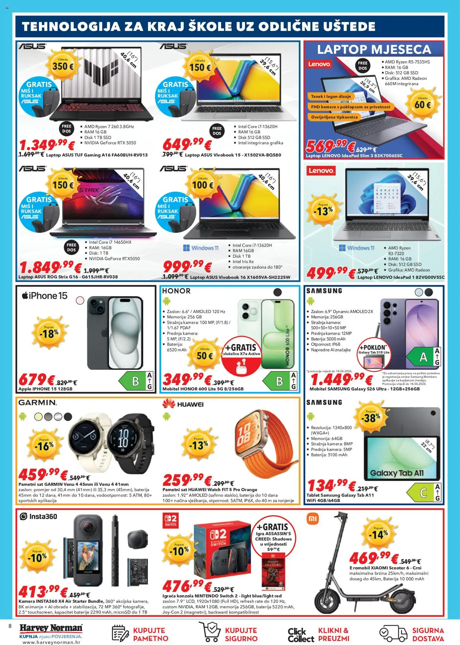 Harvey Norman katalog | vrijedi od 02.06.2026 | Stranica: 8