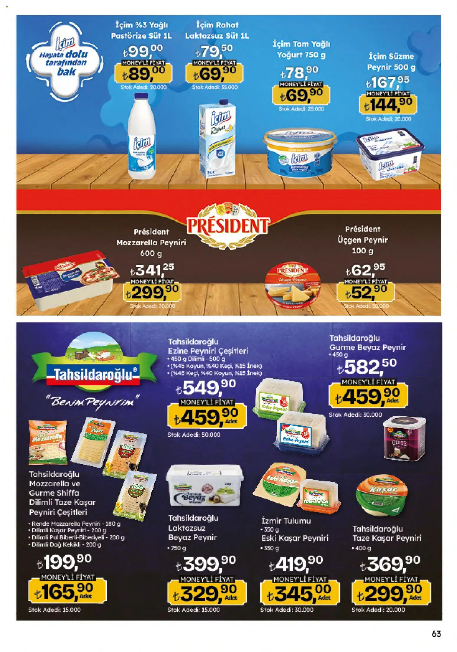Migros Katalog - Migroskop - 04.06.2026 tarihinden itibaren geçerlidir | Sayfa: 63 | Ürünler: Süt, Peynir, Yoğurt, Rende