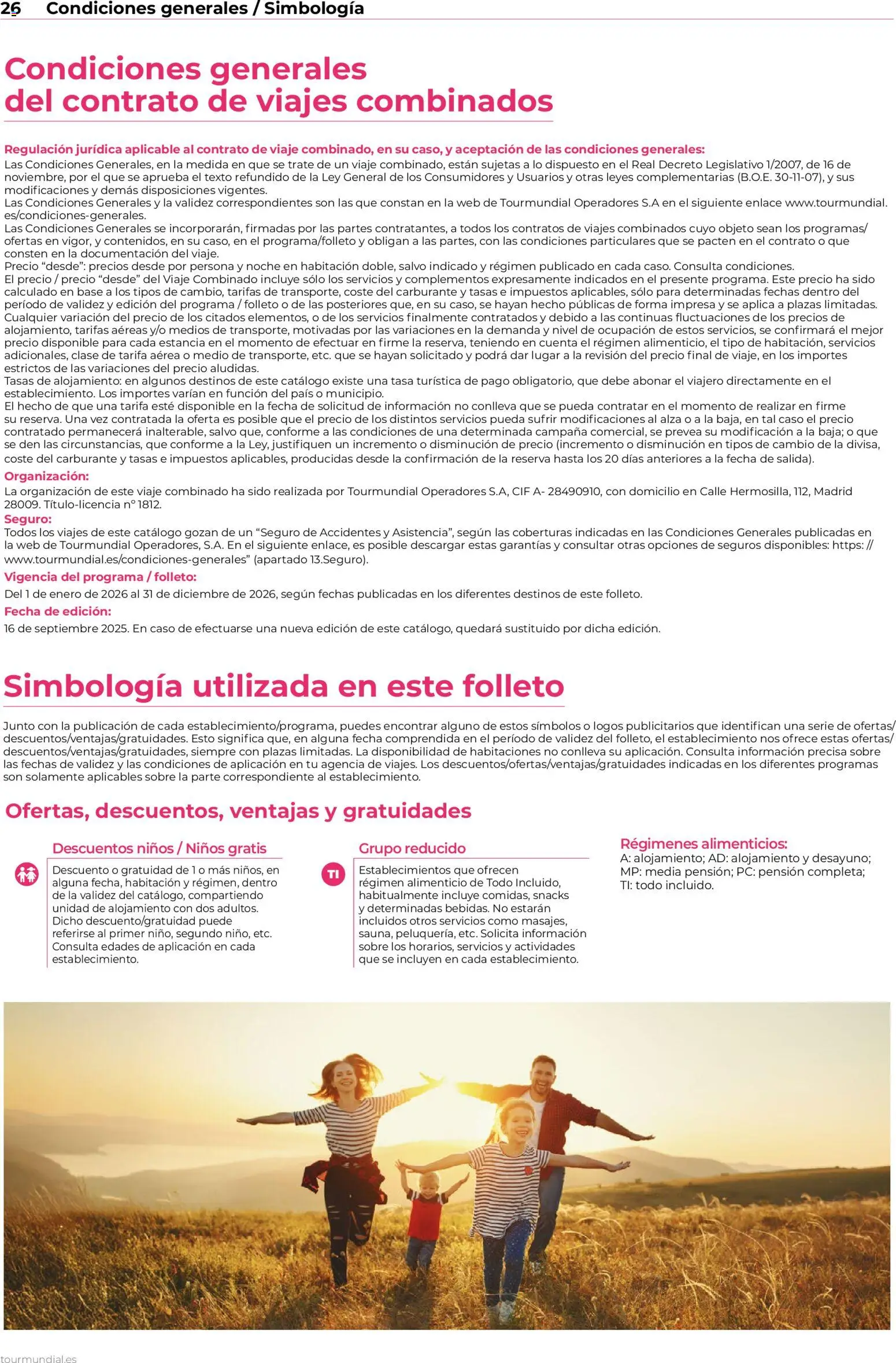 Viajes El Corte Inglés Especial familias │ válido desde el 28.04.2026 | Página: 26 | Productos: General, PC