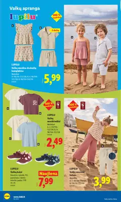 LIDL leidinys galioja nuo 27.04.2026 | Puslapis: 12 | Prekių: Marškinėliai, Kelnes