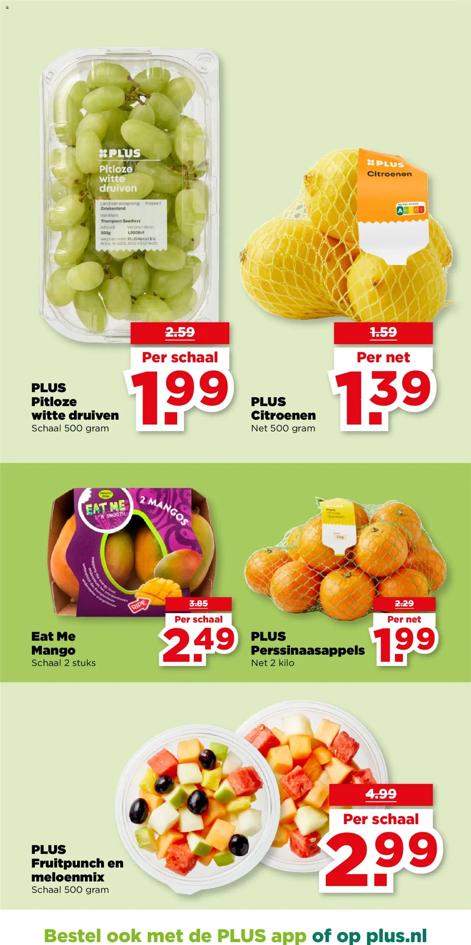 {H1} | Pagina: 5 | Producten: Schaal, Fruit, Mango, Druiven