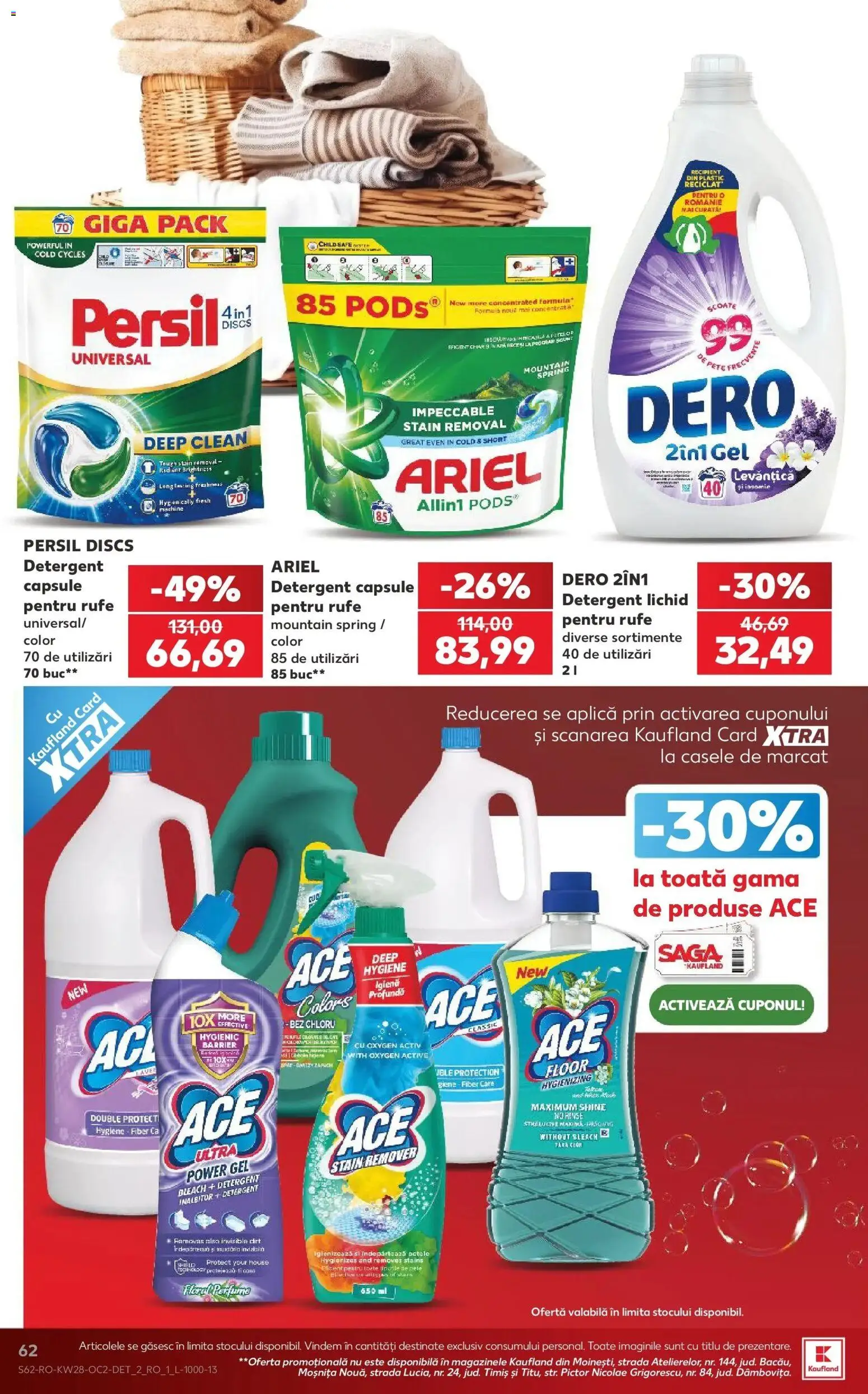 Noul catalog Kaufland – valabil de la 08.07.2026 | Pagină: 62 | Produse: Pomelo, Detergent