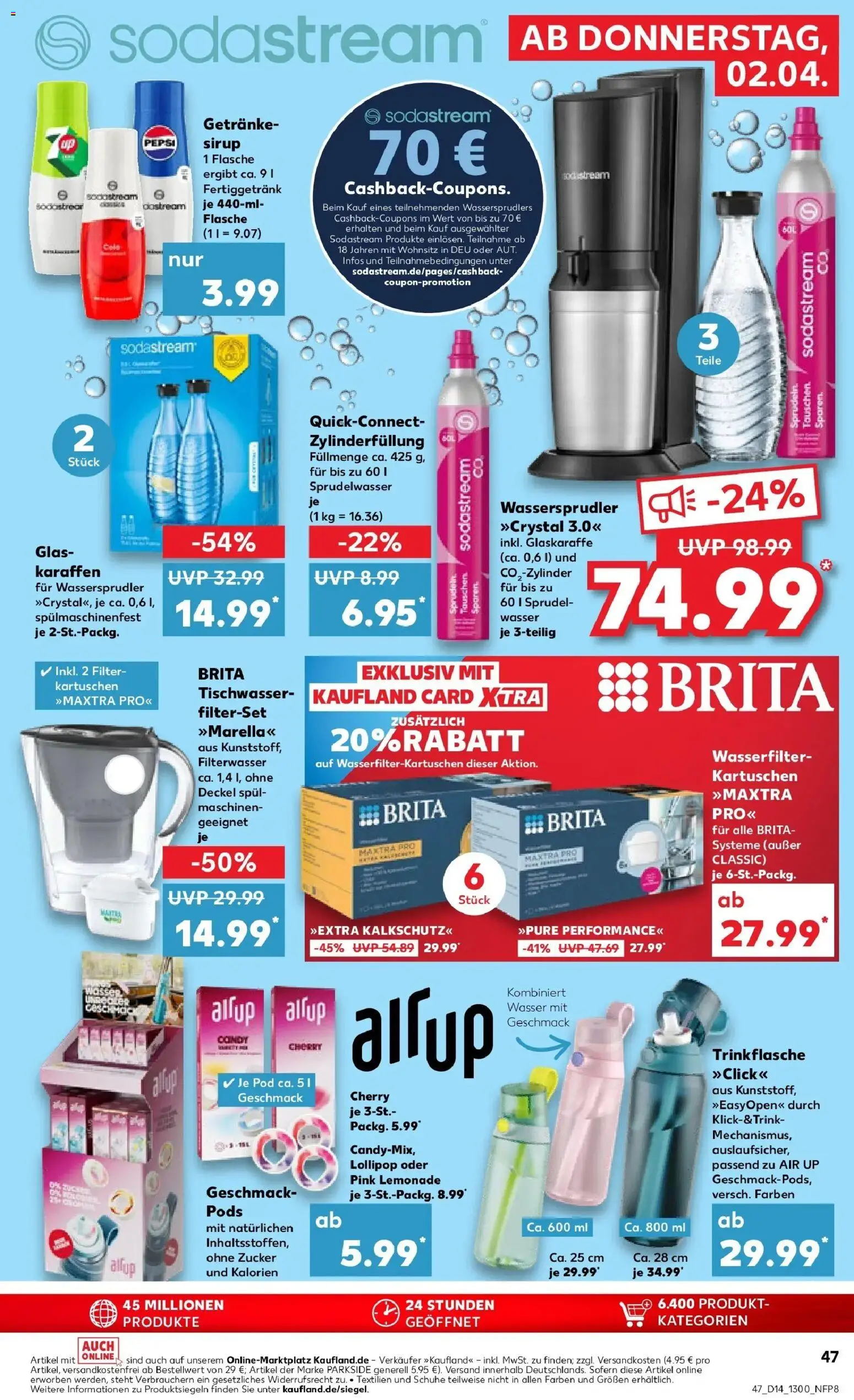Kaufland Prospekt Bergkamen	 – gültig ab 02.04.2026 | Seite: 47 | Produkte: Sirup, Zucker, Pepsi, Sodastream