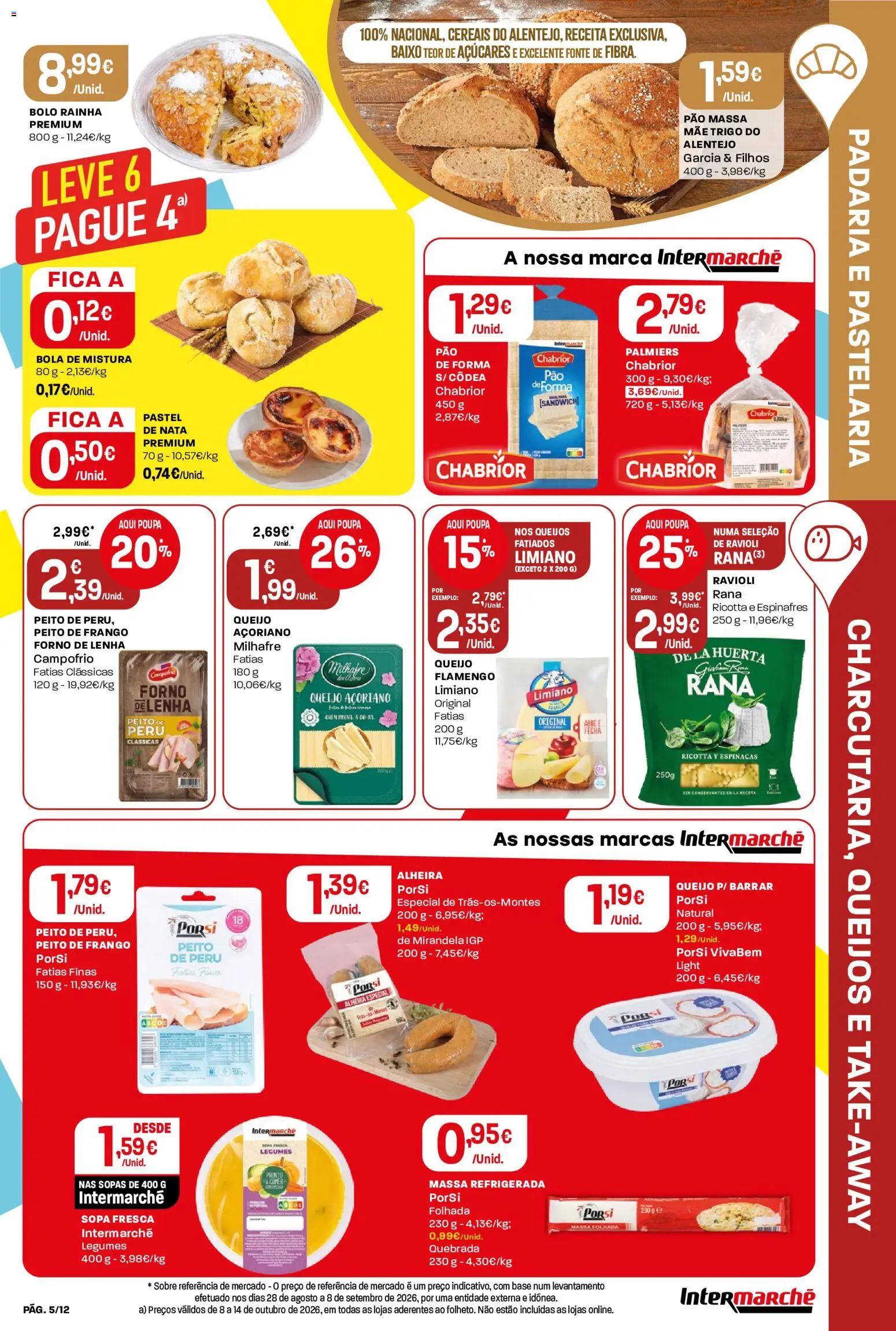 Intermarché folheto Mini │ válido de 08/10/2026 | Página: 5 | Produtos: Forno, Sopas, Peito de frango, Nata