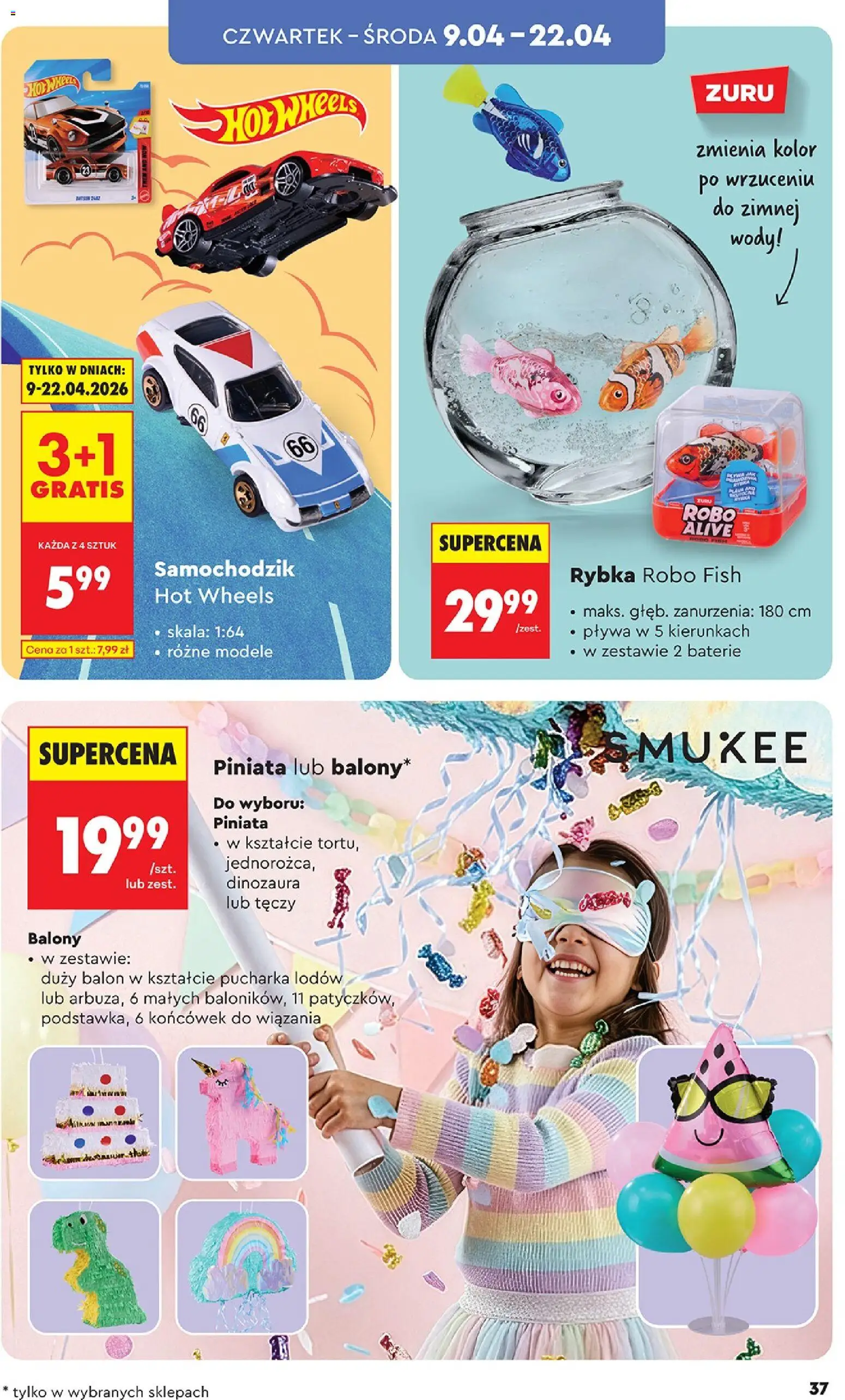 Biedronka gazetka - Hity i inspiracje od 07.04.2026 | Strona: 37 | Produkty: Baterie