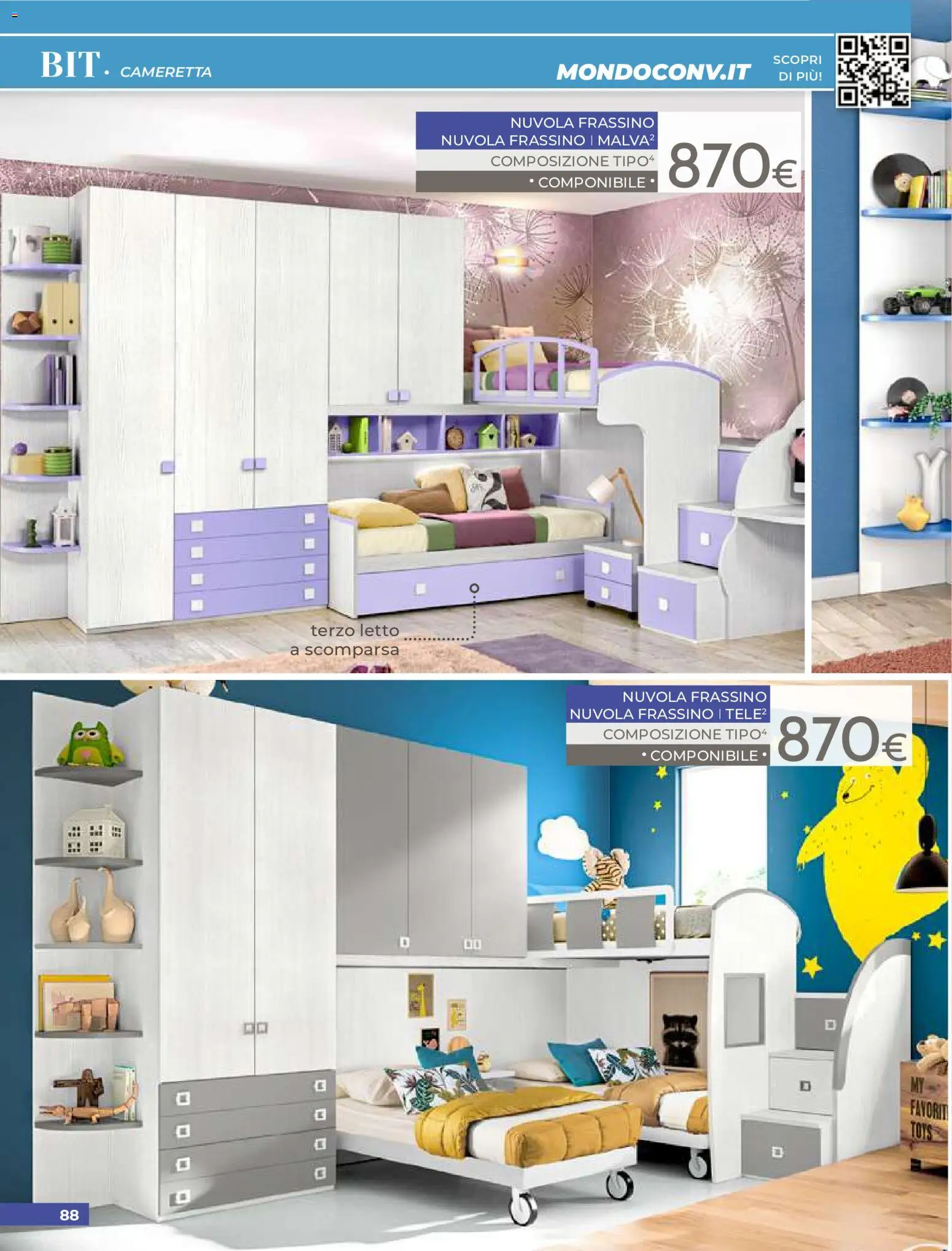 Volantino Mondo Convenienza del 01/07/2026 | Pagina: 90 | Prodotti: Letto
