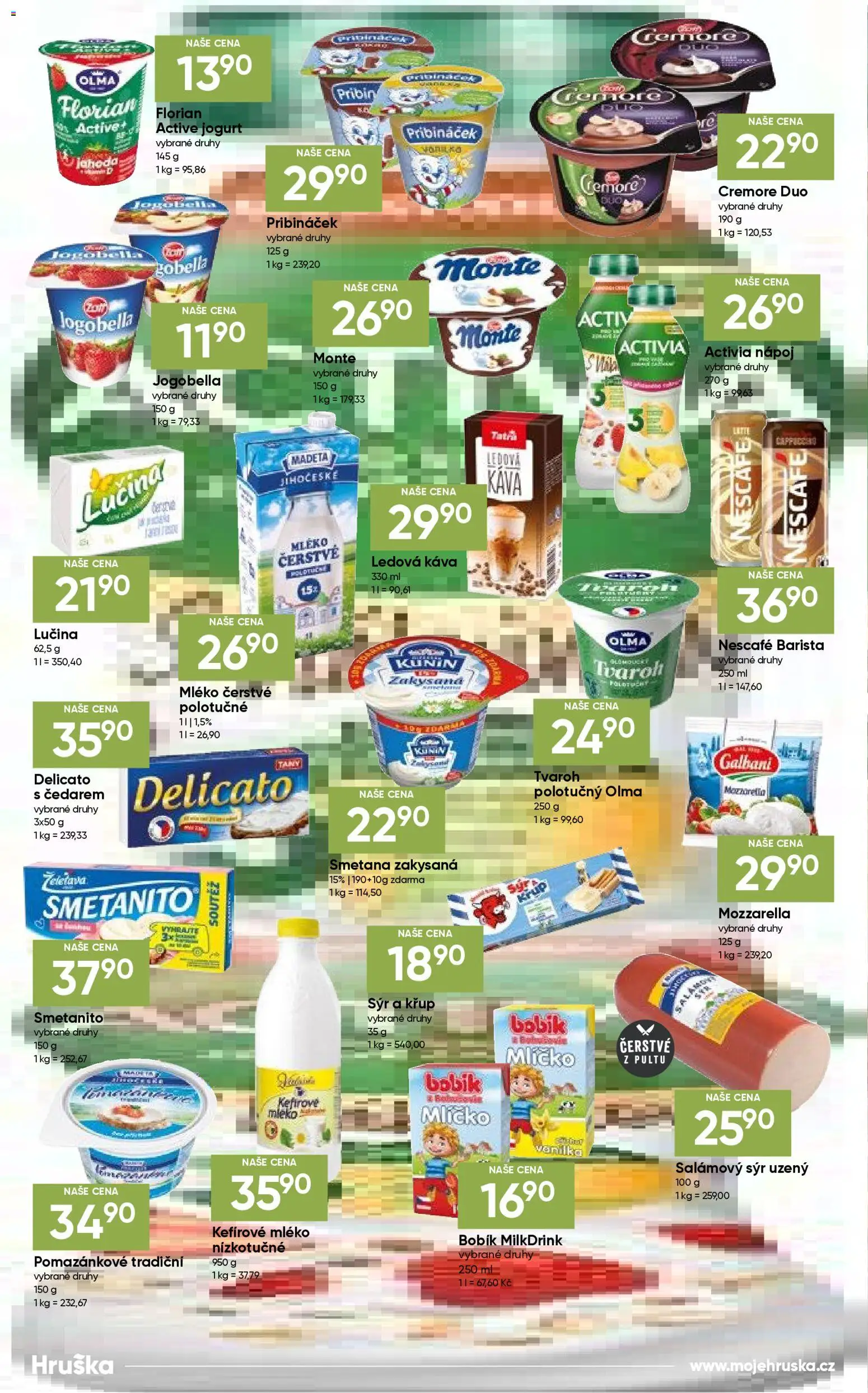 Hruška katalog od 28.04.2026 | Strana: 6 | Produkty: Ledová káva, Mléko, Sýr, Nescafé