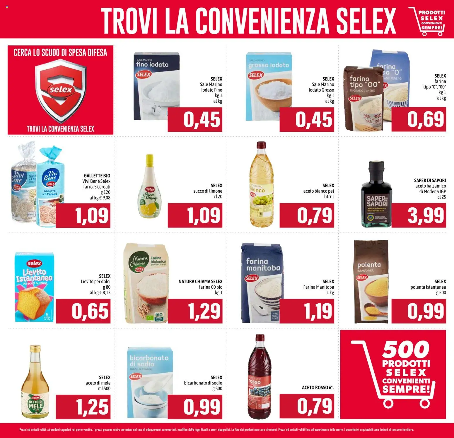 Volantino EMI del 04.06.2026 | Pagina: 5 | Prodotti: Mele, Bicarbonato, Sale, Aceto