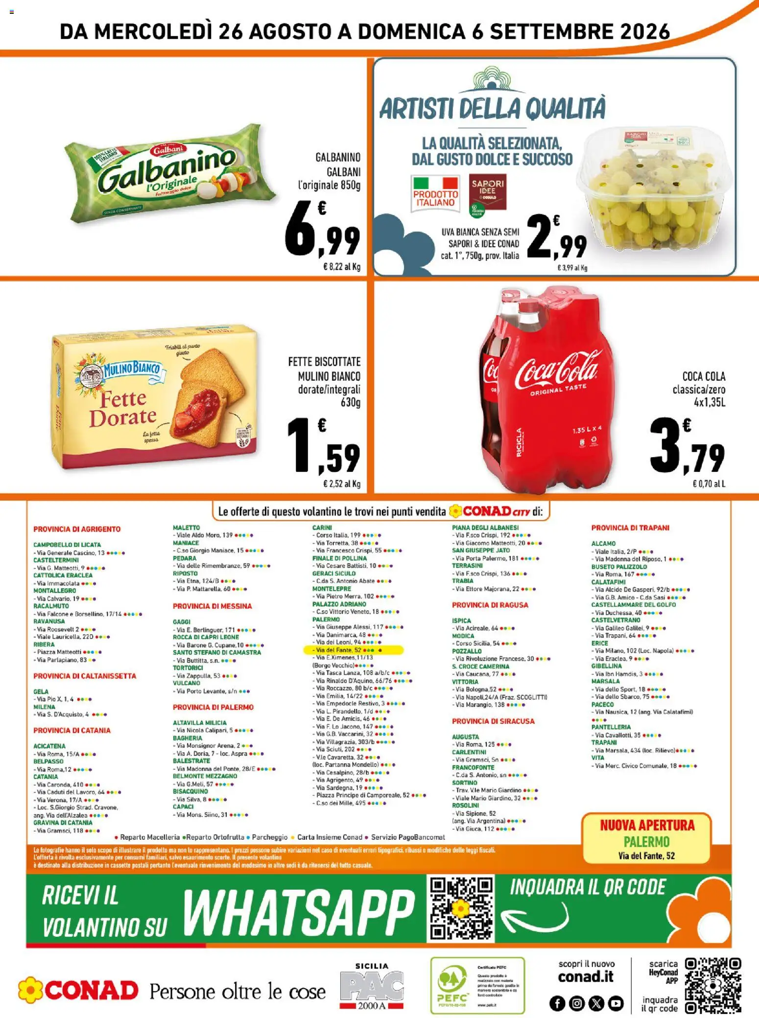 Volantino Conad del 26/08/2026 | Pagina: 16