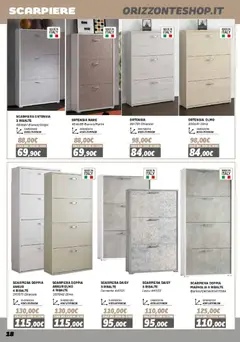 Anteprima del volantino Orizzonte Mobile catalogo valido a partire dal 16.01.2026 | Pagina: 18 | Prodotti: Scarpiera
