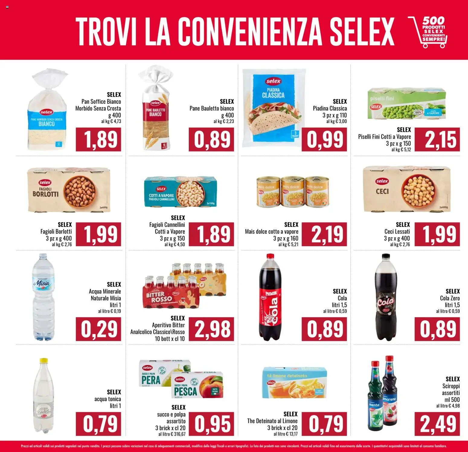 Volantino Famila del 08/10/2026 | Pagina: 11 | Prodotti: Pane, Ceci, Acqua, Pesca