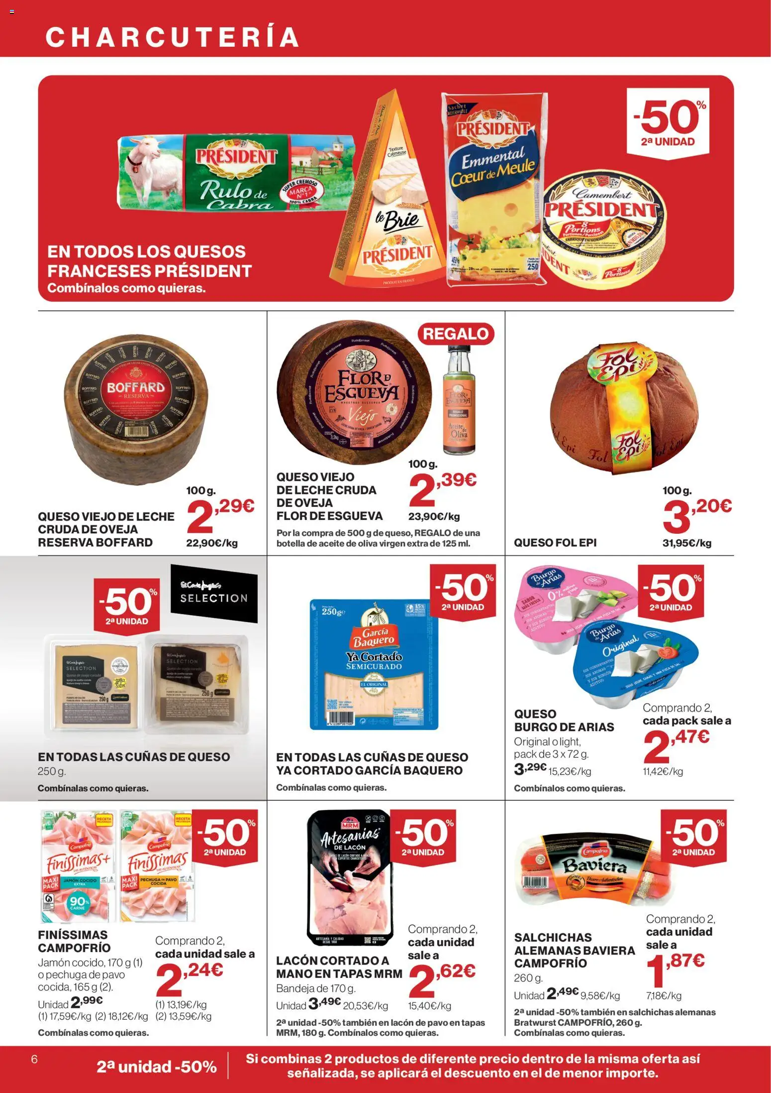 Supercor folleto │ válido desde el 10/09/2026 | Página: 6 | Productos: Queso, Aceite de oliva, Aceite de oliva virgen extra, Bandeja