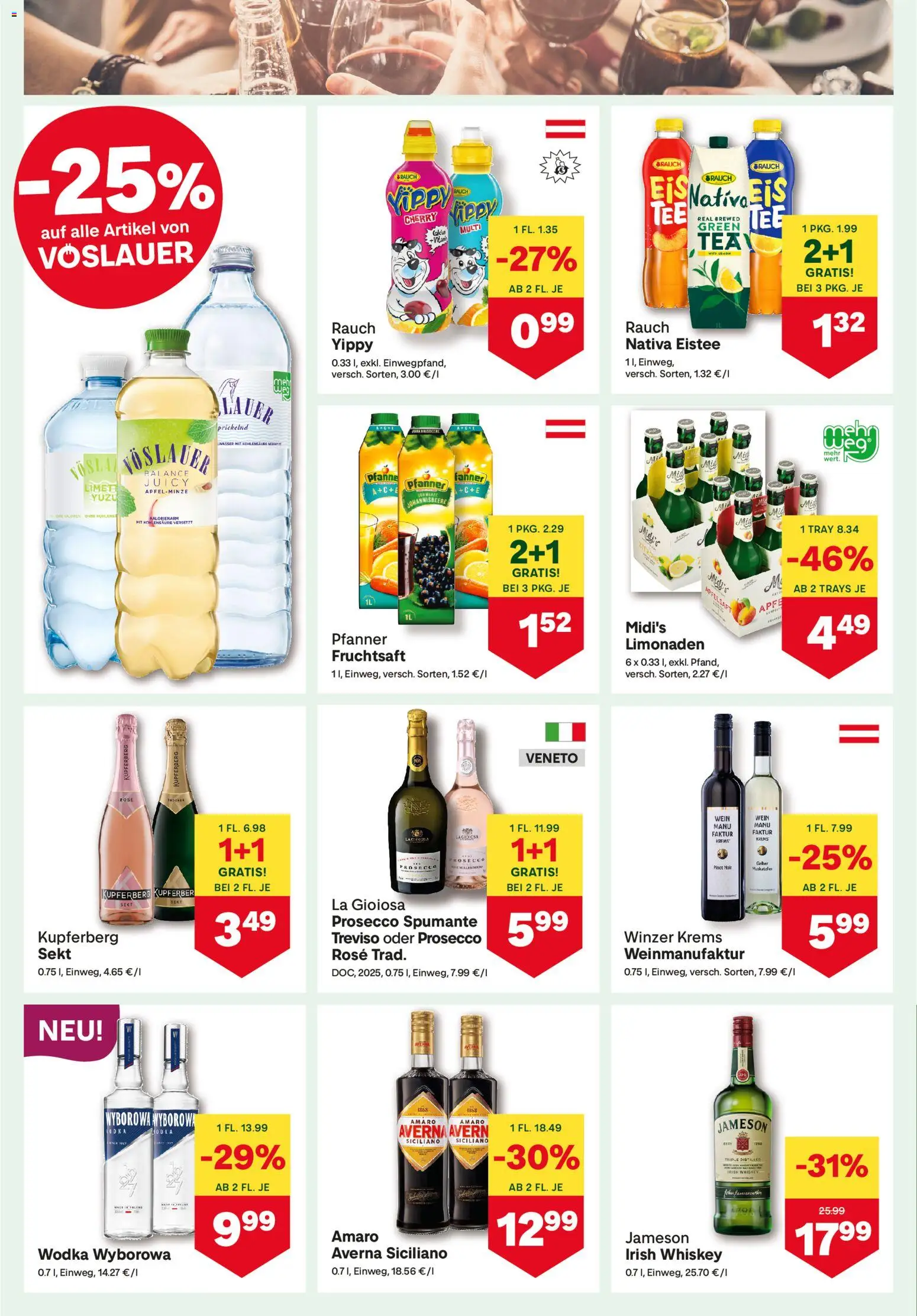 MPREIS Flugblatt gültig ab 16.07.2026 | Seite: 10 | Produkte: Wodka, Whiskey, Planche de surf, Wein