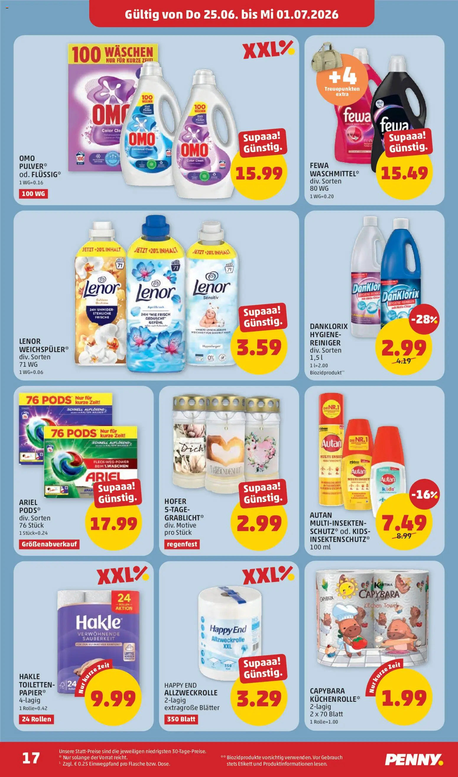 Penny Markt Flugblatt gültig ab 25.06.2026 | Seite: 17