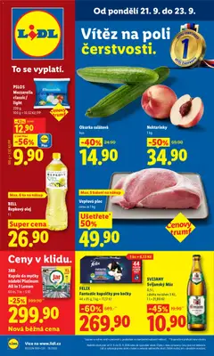 Náhled letáku Lidl leták od 21.09.2026