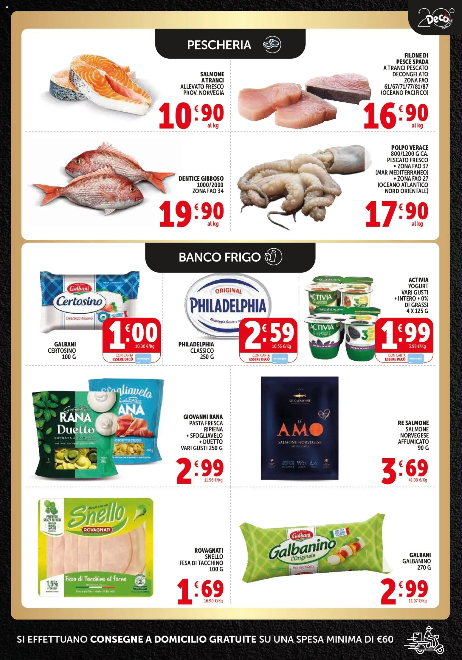 Volantino Decò del 11.05.2026 | Pagina: 3 | Prodotti: Yogurt, Salmone, Pesce, Formaggio