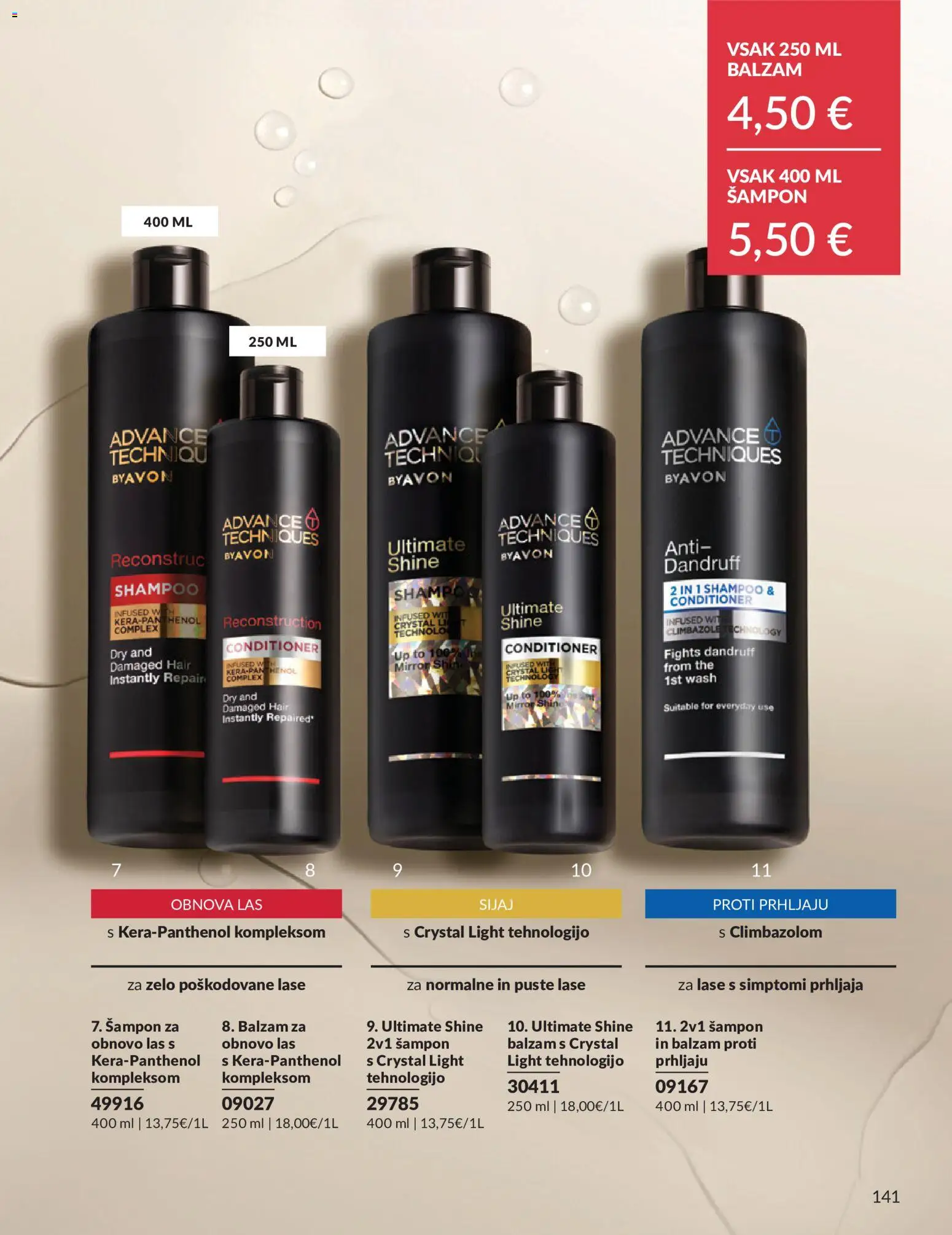 Novi Avon katalog ponudbe – veljaven od 01.08.2026 | Stran: 141 | Izdelki: Sampon
