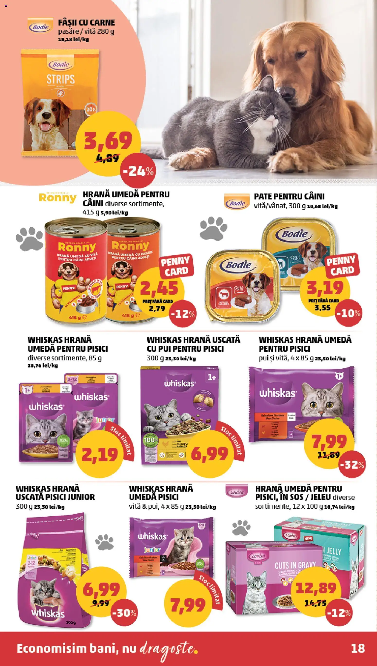 Noul catalog PENNY – valabil de la 06.05.2026 | Pagină: 18 | Produse: Hacıyatmaz Kedi Oyuncağı, Pate, Sos