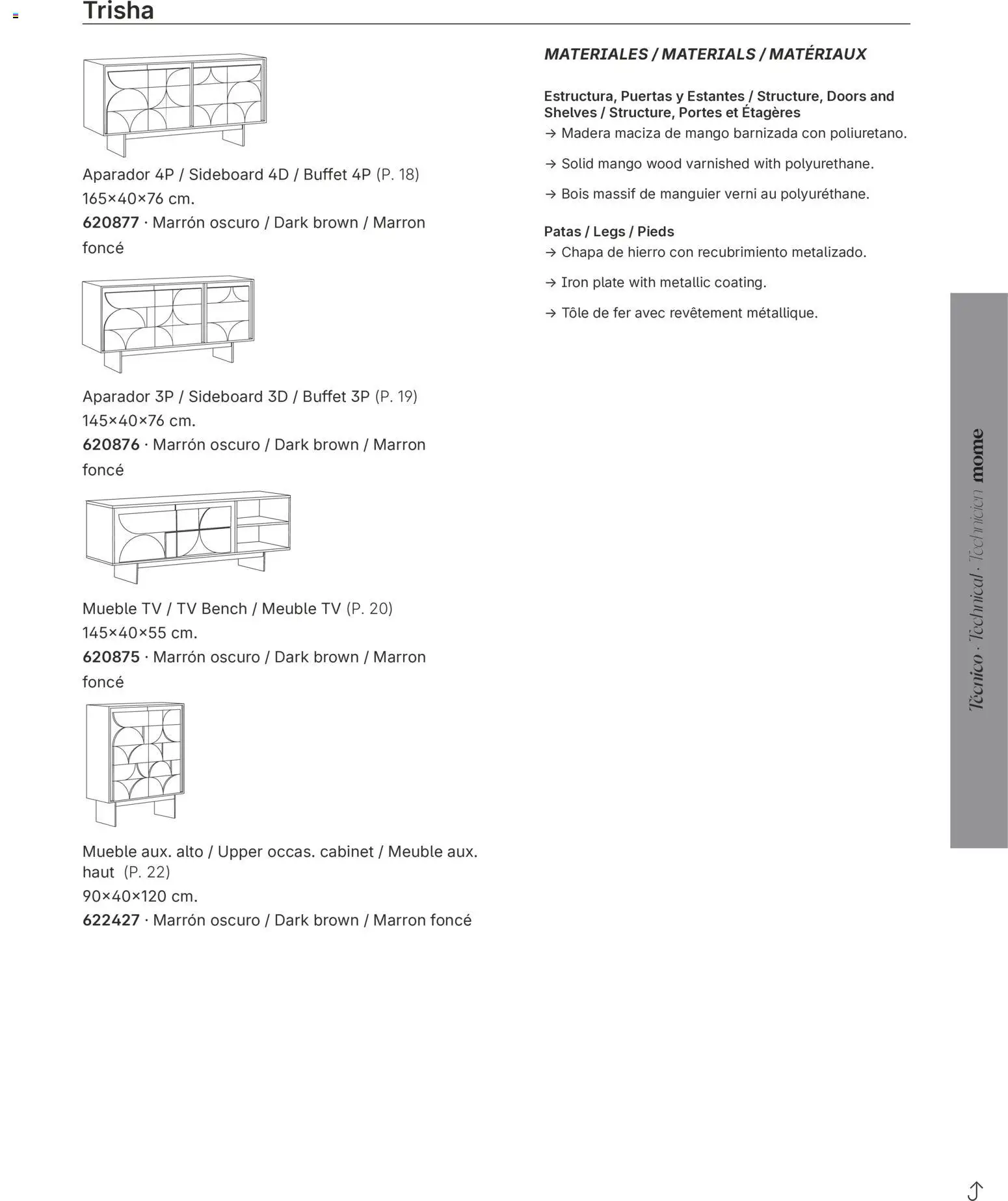 Conforama aktionen Mome – gültig ab 01.01.2026 | Seite: 265 | Produkte: Mango, TV, Sideboard