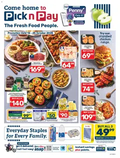 Pick n Pay specials catalogue – valid from 19/10/2026