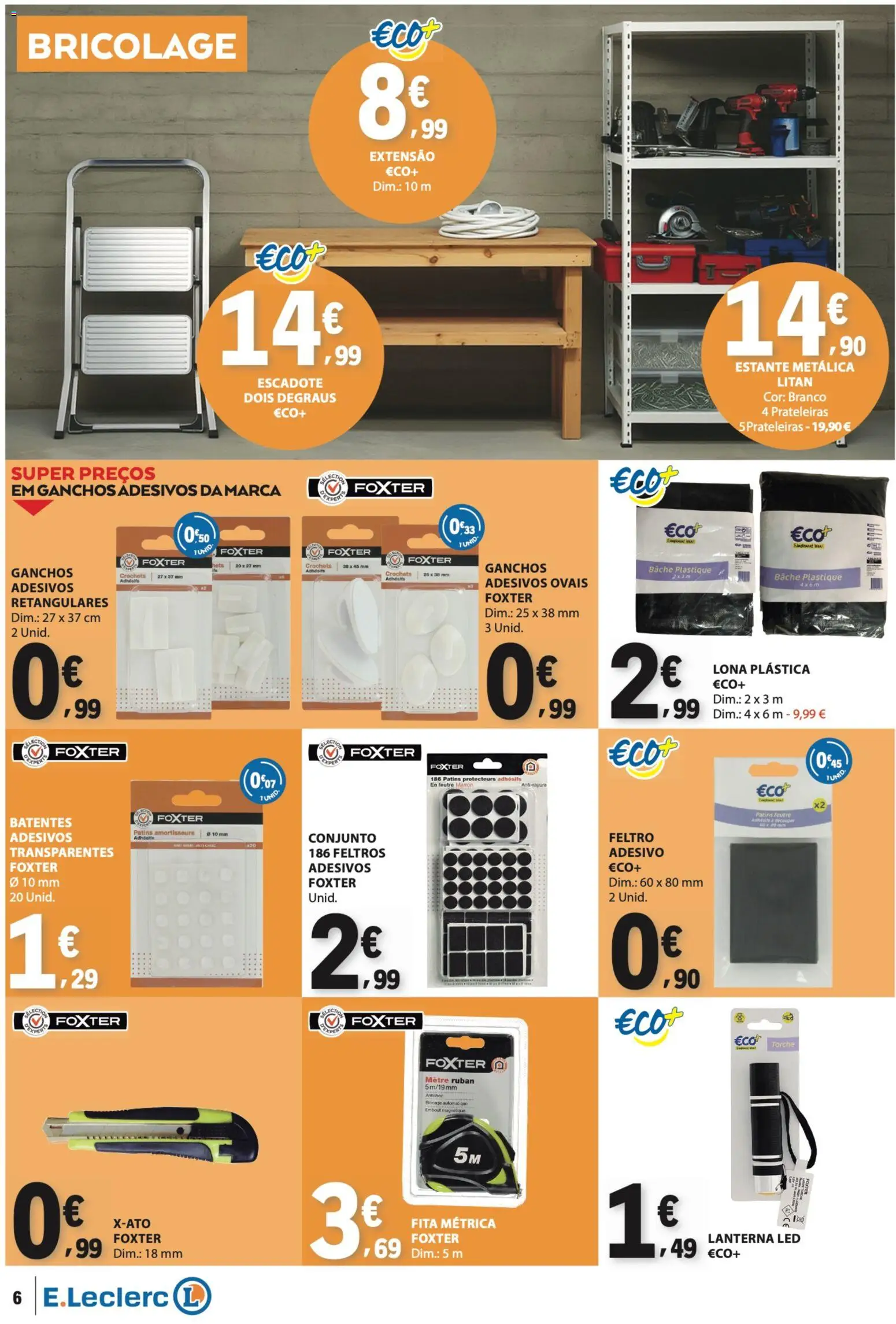 E.Leclerc folheto Não Alimentar │ válido de 02/07/2026 | Página: 6 | Produtos: Lanterna, Patins