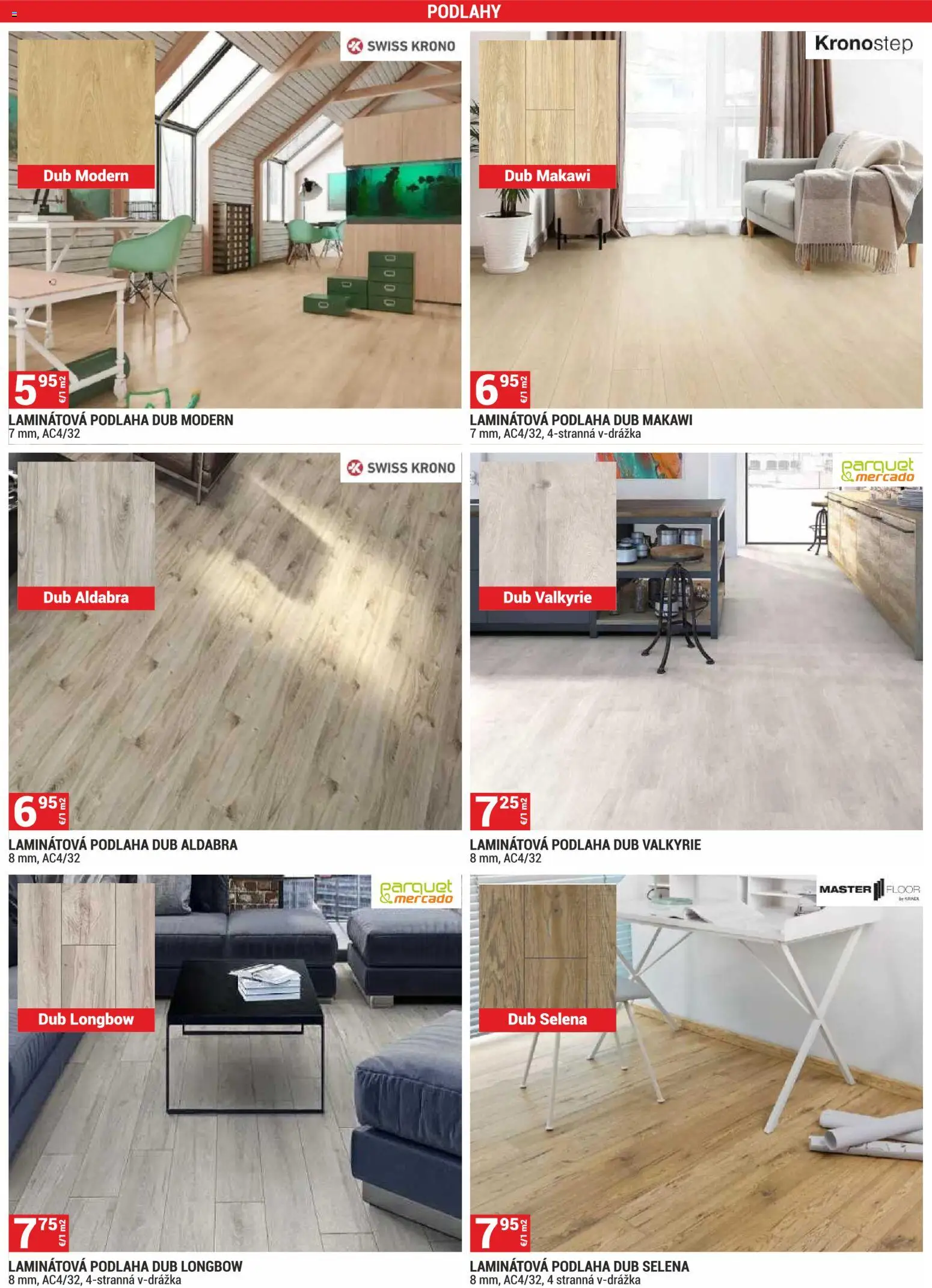 Nové Merkury Market akcie – leták je platný od 01.07.2026 | Strana: 2 | Produkty: Podlaha, Laminátová podlaha
