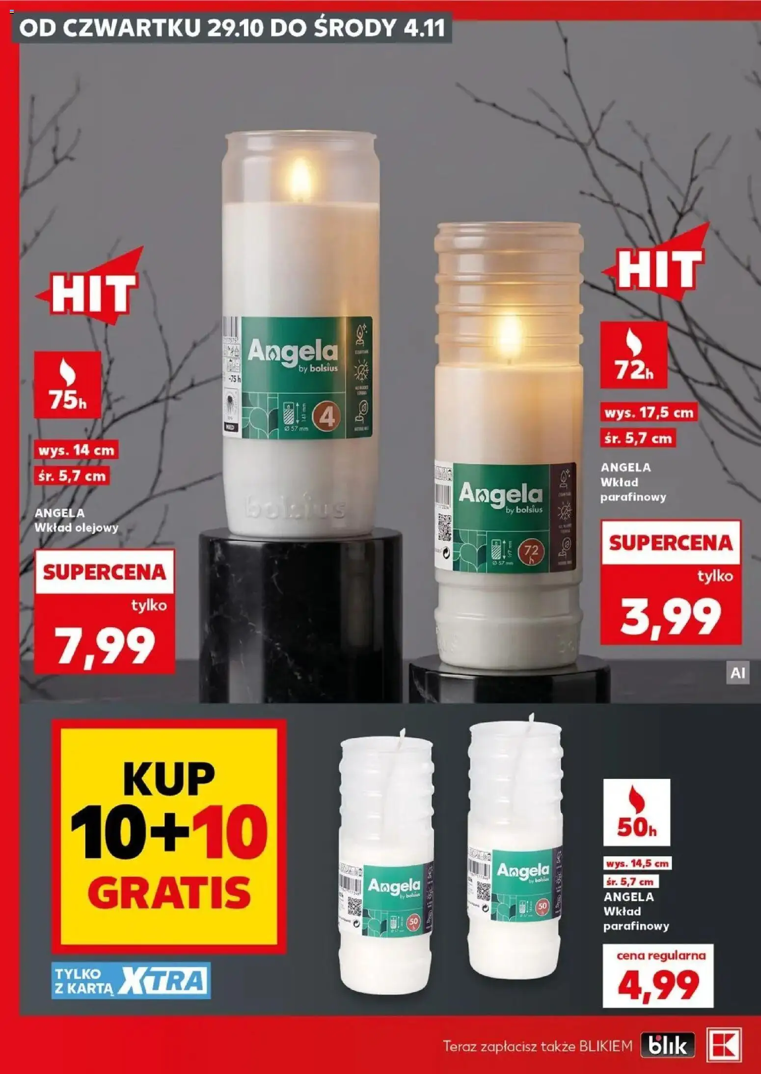 Kaufland Kaufland Katalog Znicze od 29.10.2026 - od jutra PDF | Strona: 16 | Produkty: Karta