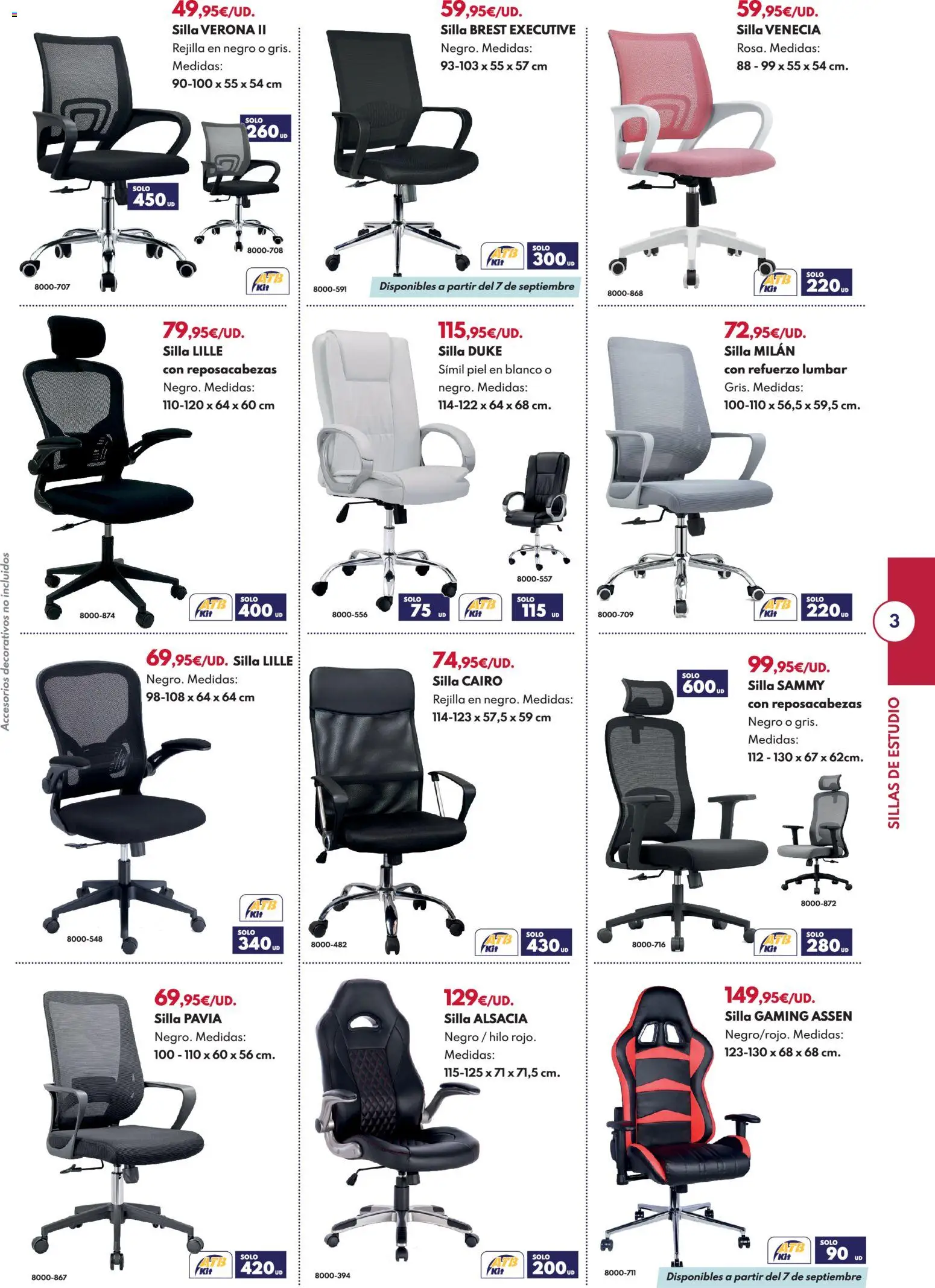 BricoCentro - Folleto Vuelta al Cole │ válido desde el 24/08/2026 | Página: 3 | Productos: Silla