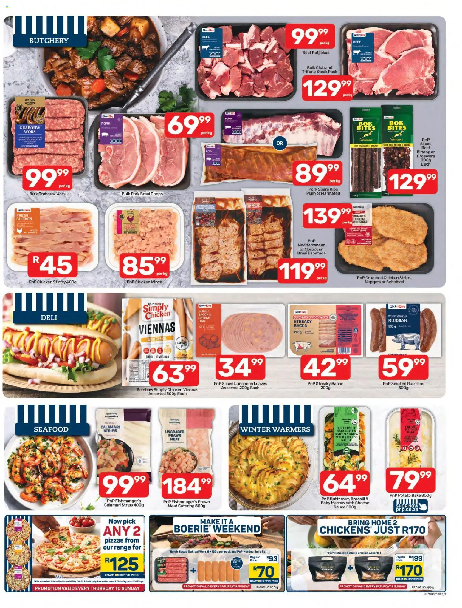 New Pick n Pay catalogue – valid from 08.06.2026 | Page: 3 | Products: Steak, Ribs, Mop, Pork