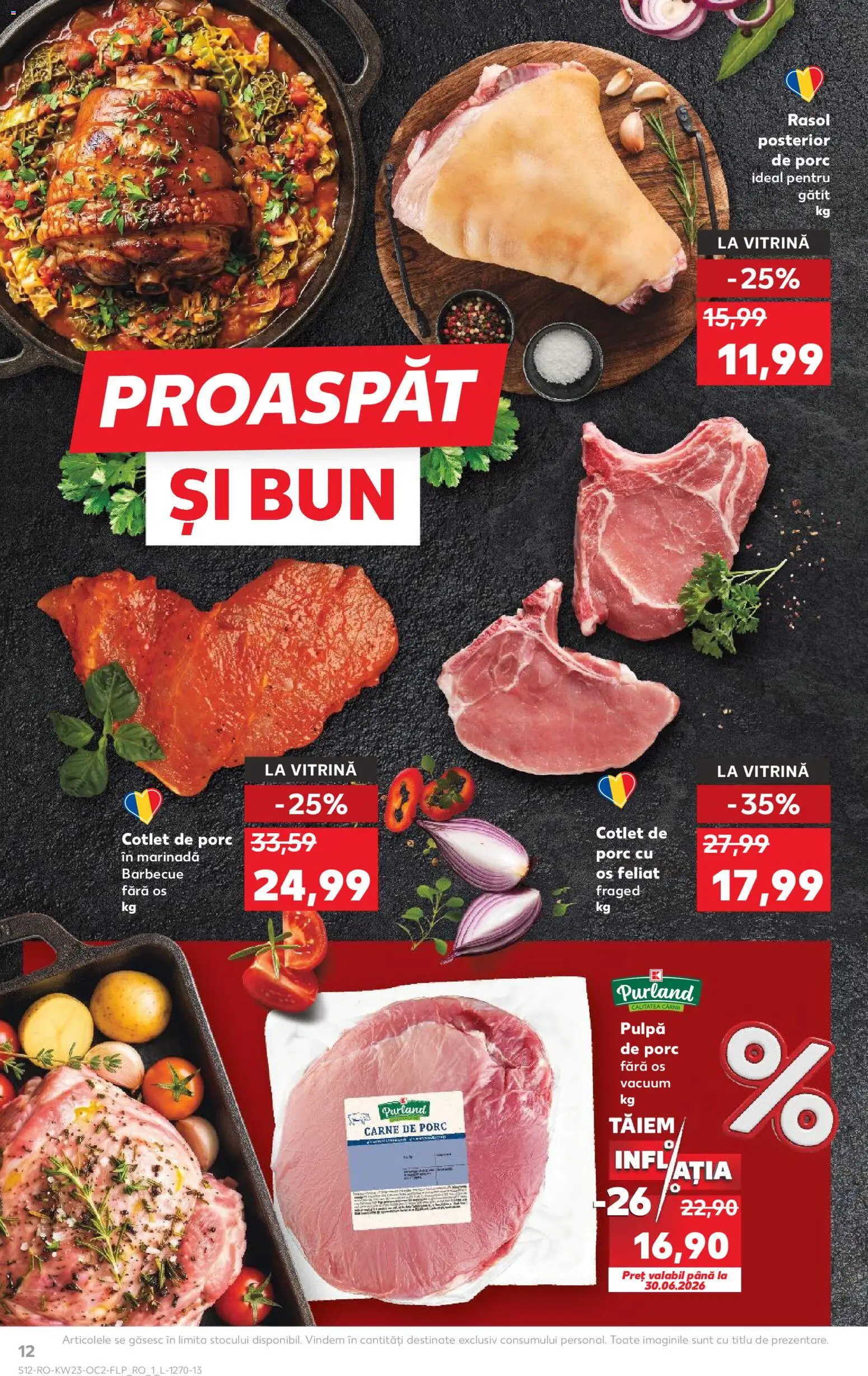 Kaufland RO akciós ujság - amely érvényes a következő dátumtól: 03.06.2026 | Oldal: 12