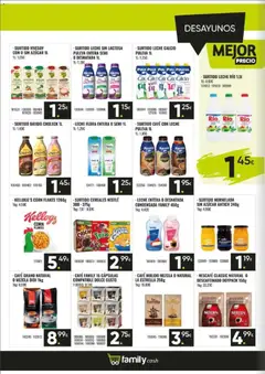 Vista previa Family Cash folleto válido desde el 06/07/2026 | Página: 9 | Productos: Leche sin lactosa, Leche entera, Café con leche, Café