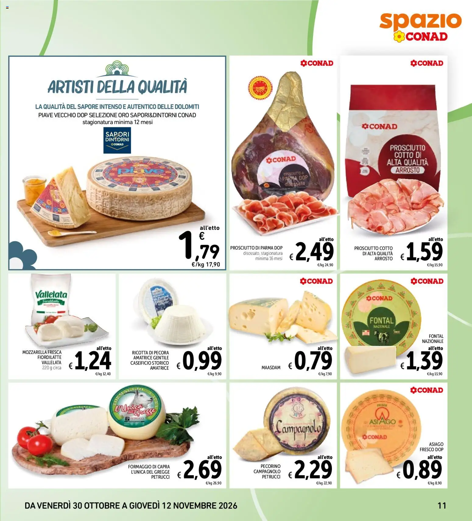 Volantino Spazio Conad del 30/10/2026 | Pagina: 11