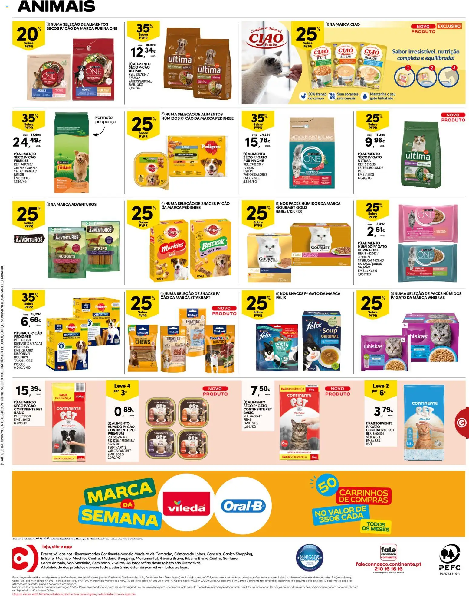 Continente Madeira │ válido de 05.05.2026 | Página: 24 | Produtos: Salmão, Peixe, Cereais, Nuggets