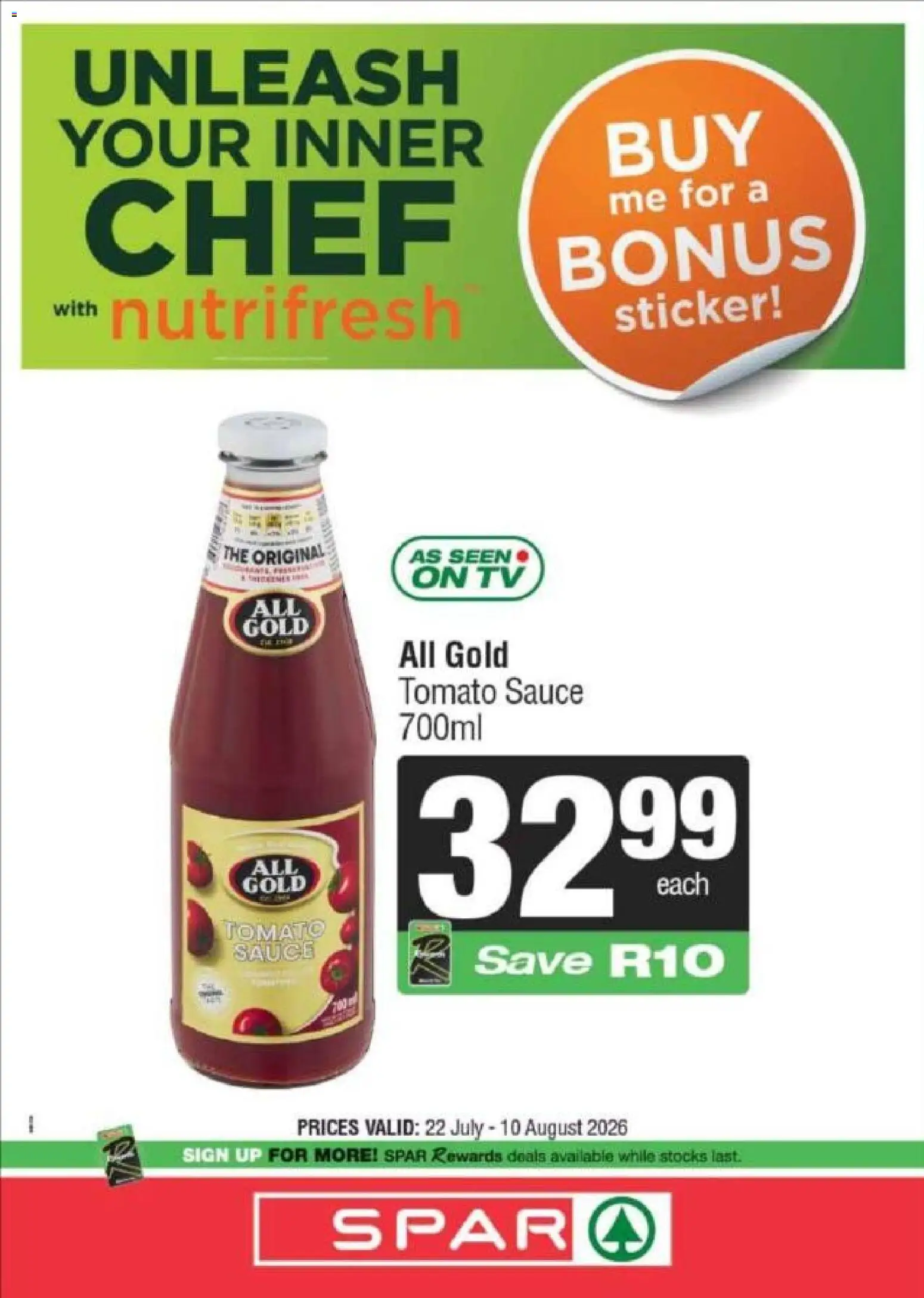 New Spar catalogue – valid from 22/07/2026 | Page: 2