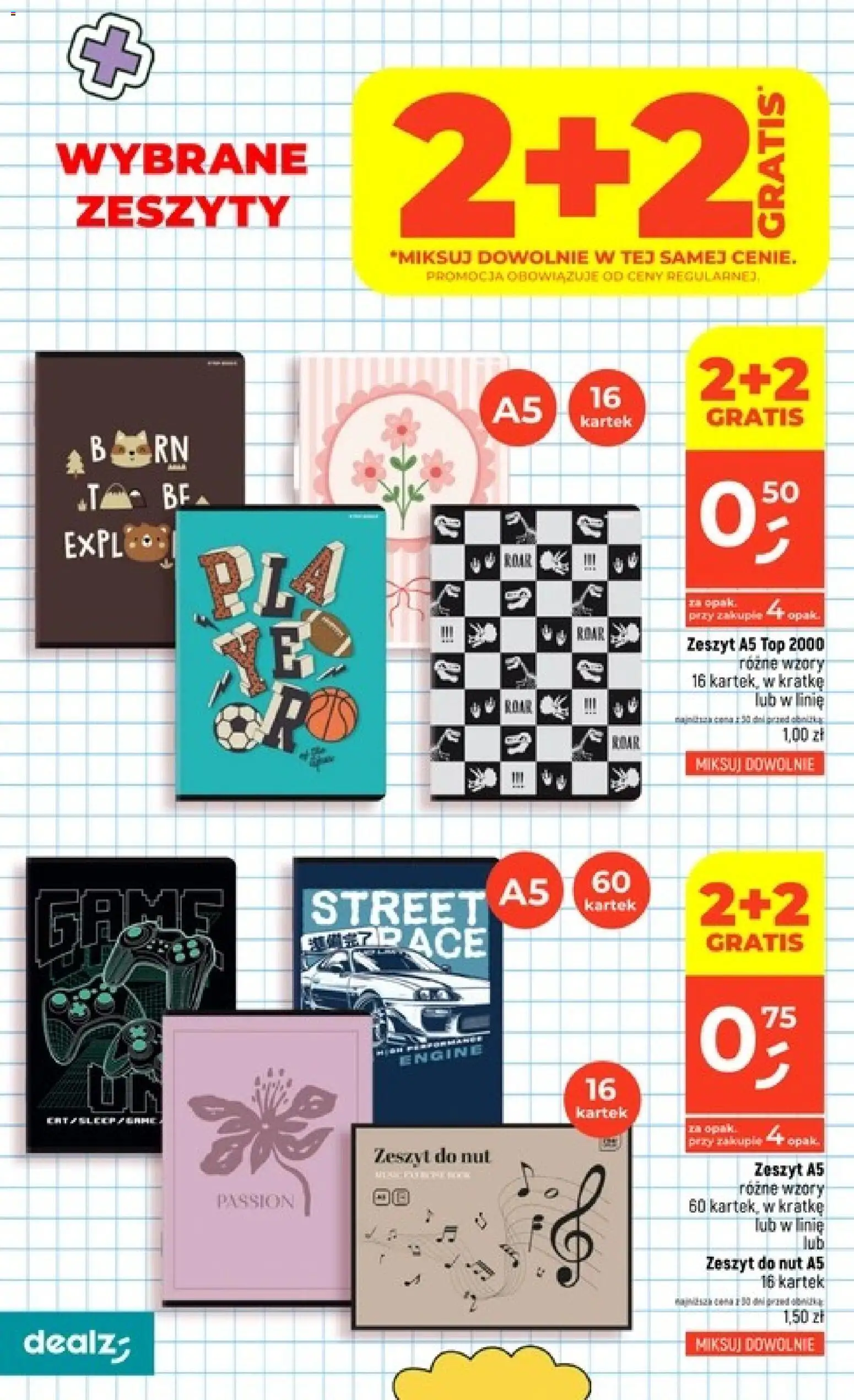 Dealz gazetka od 06.08.2026 | Strona: 6 | Produkty: Top, Zeszyt
