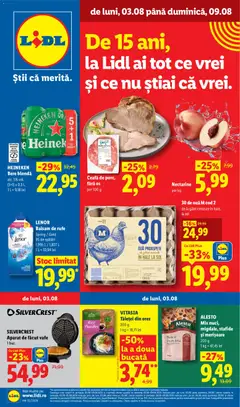 Ofertele Lidl valabile de la 03.08.2026